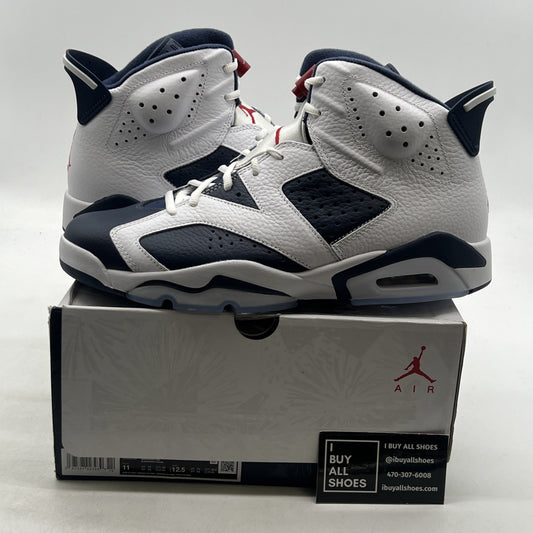 Size 11 - Air Jordan 6 Retro 2024 Olympic (CT8529-164)