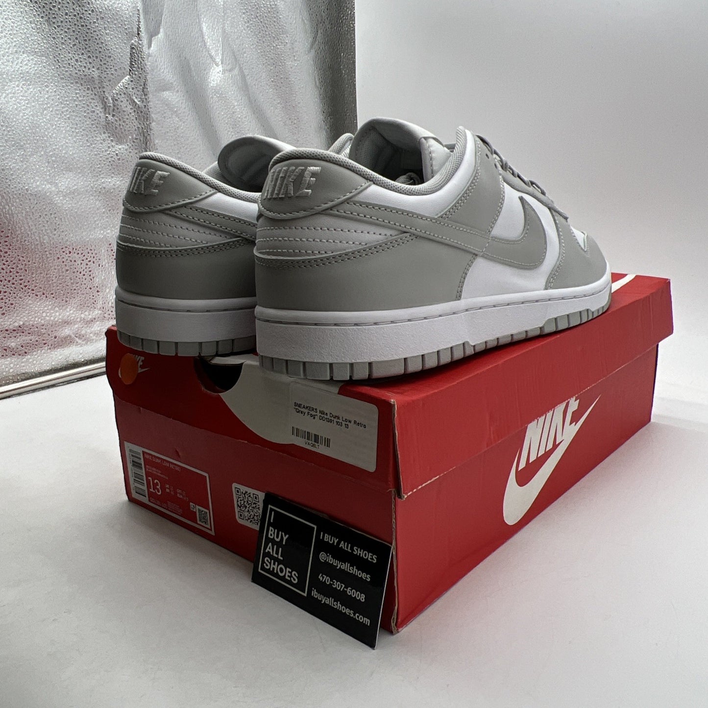 Size 13 - Nike Dunk Low Grey Fog (DD1391-103)