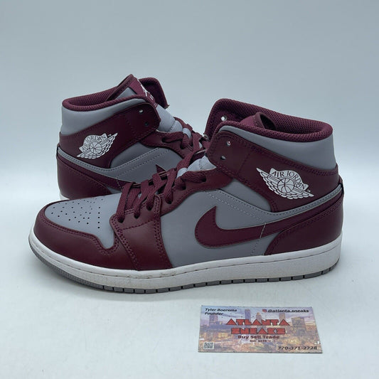 Size 9.5 - Jordan 1 Cherrywood Red Grey White Leather (DQ8426-615)