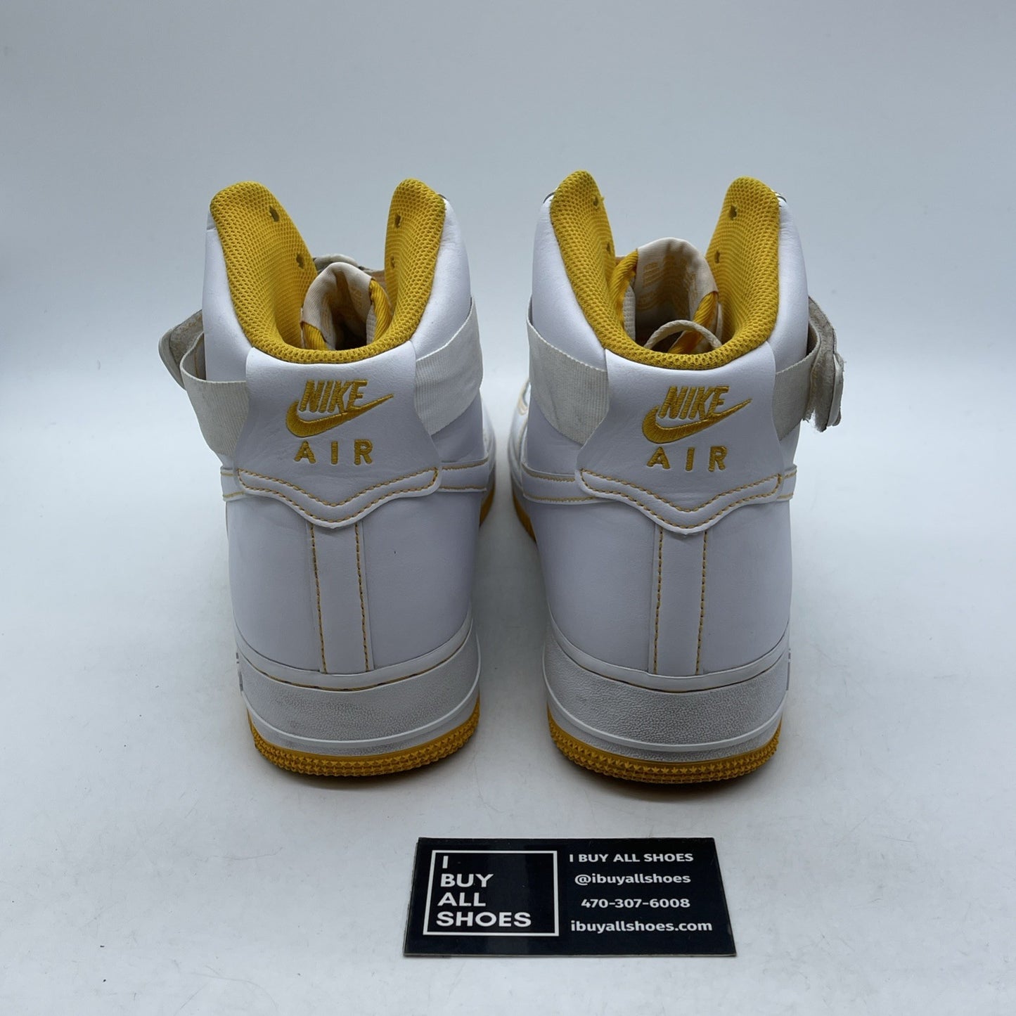Size 10.5 - Nike Air Force 1 '07 High Laser Orange White Leather (CV1753-107)