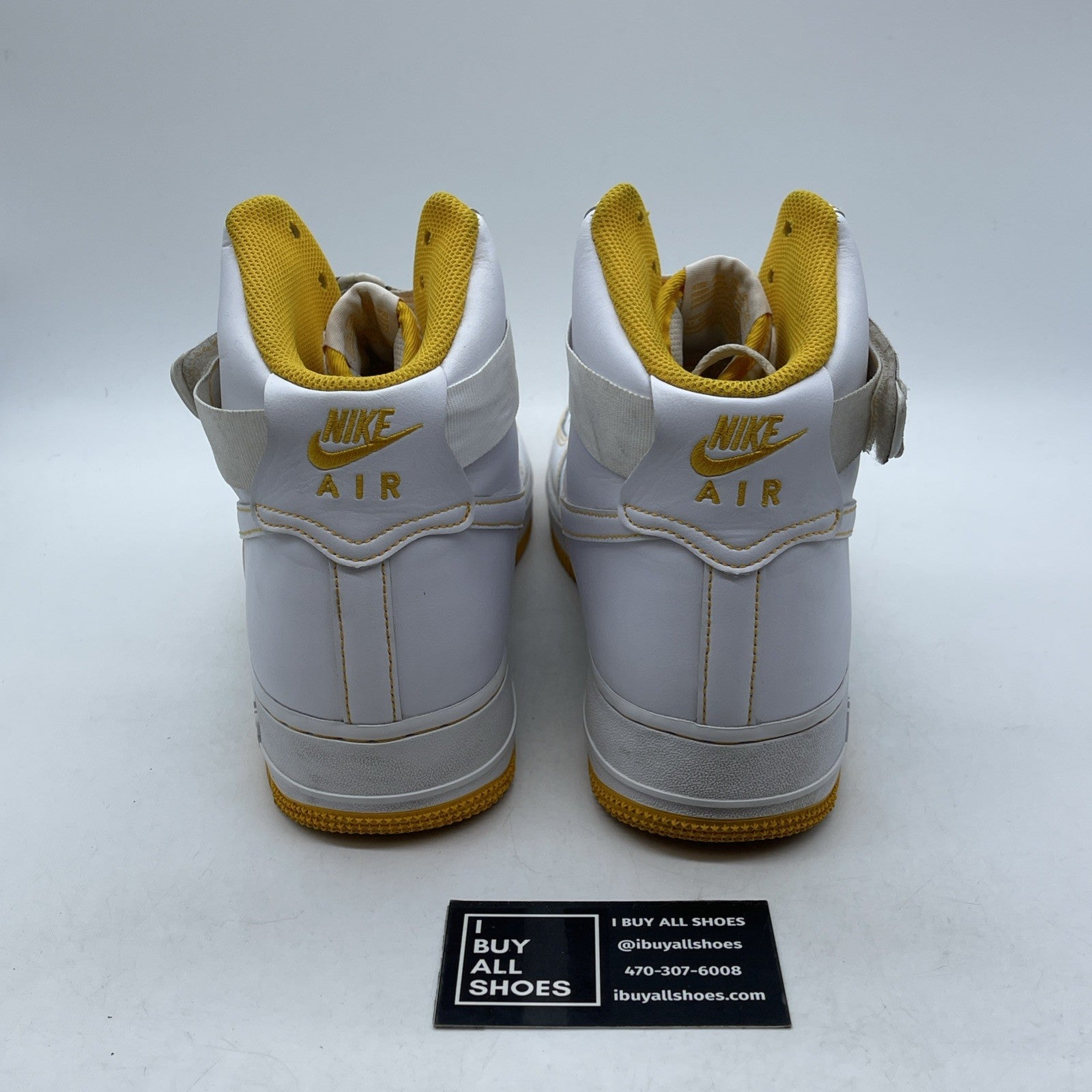Size 10.5 - Nike Air Force 1 '07 High Laser Orange White Leather (CV1753-107)