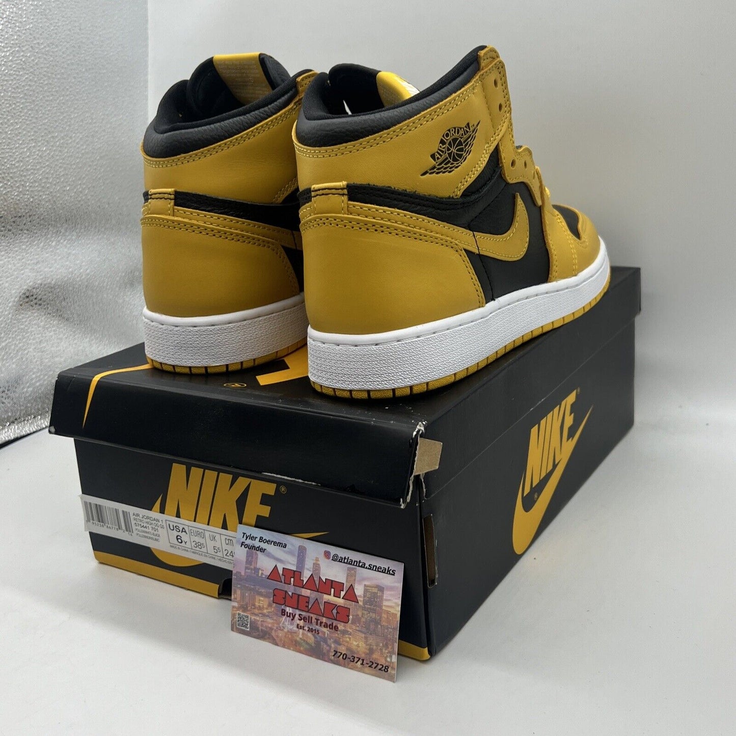 Size 6 - Jordan 1 Retro OG High Pollen Brand New Og All