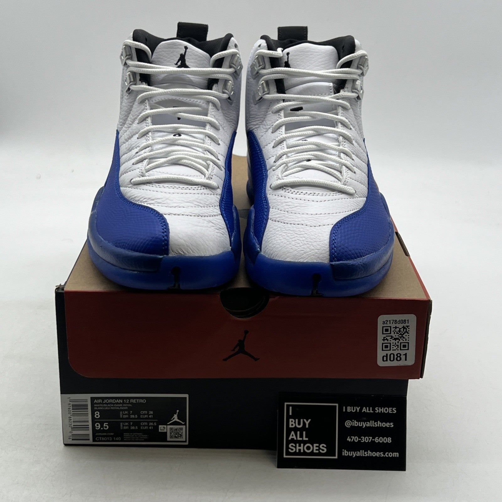 Size 8 - Air Jordan 12 Retro Blueberry (CT8013-140)
