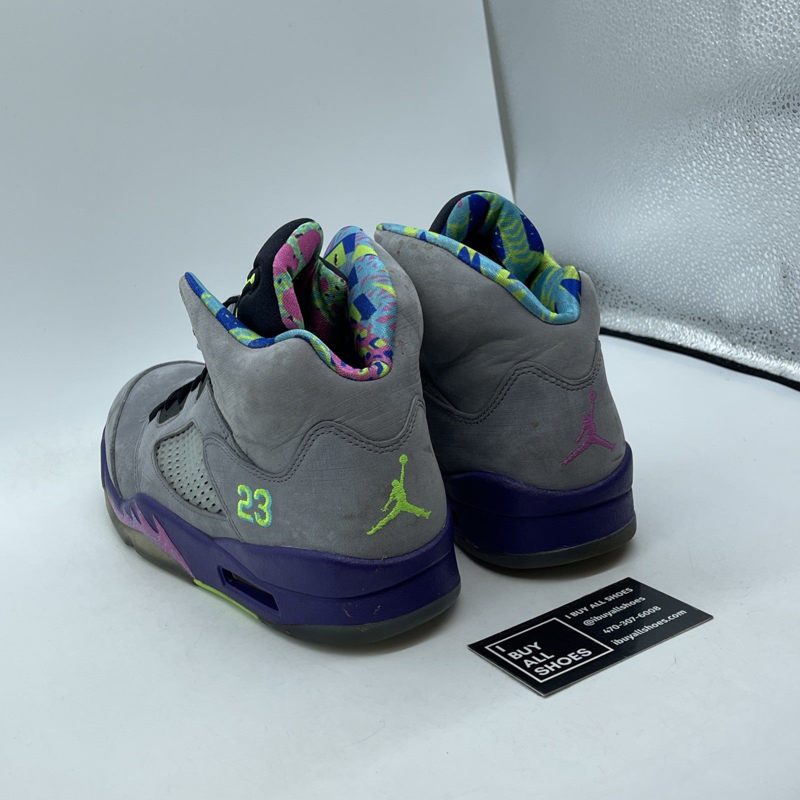 Size 9 - Air Jordan 5 Retro Bel Air Grey Purple Suede (621958-090)