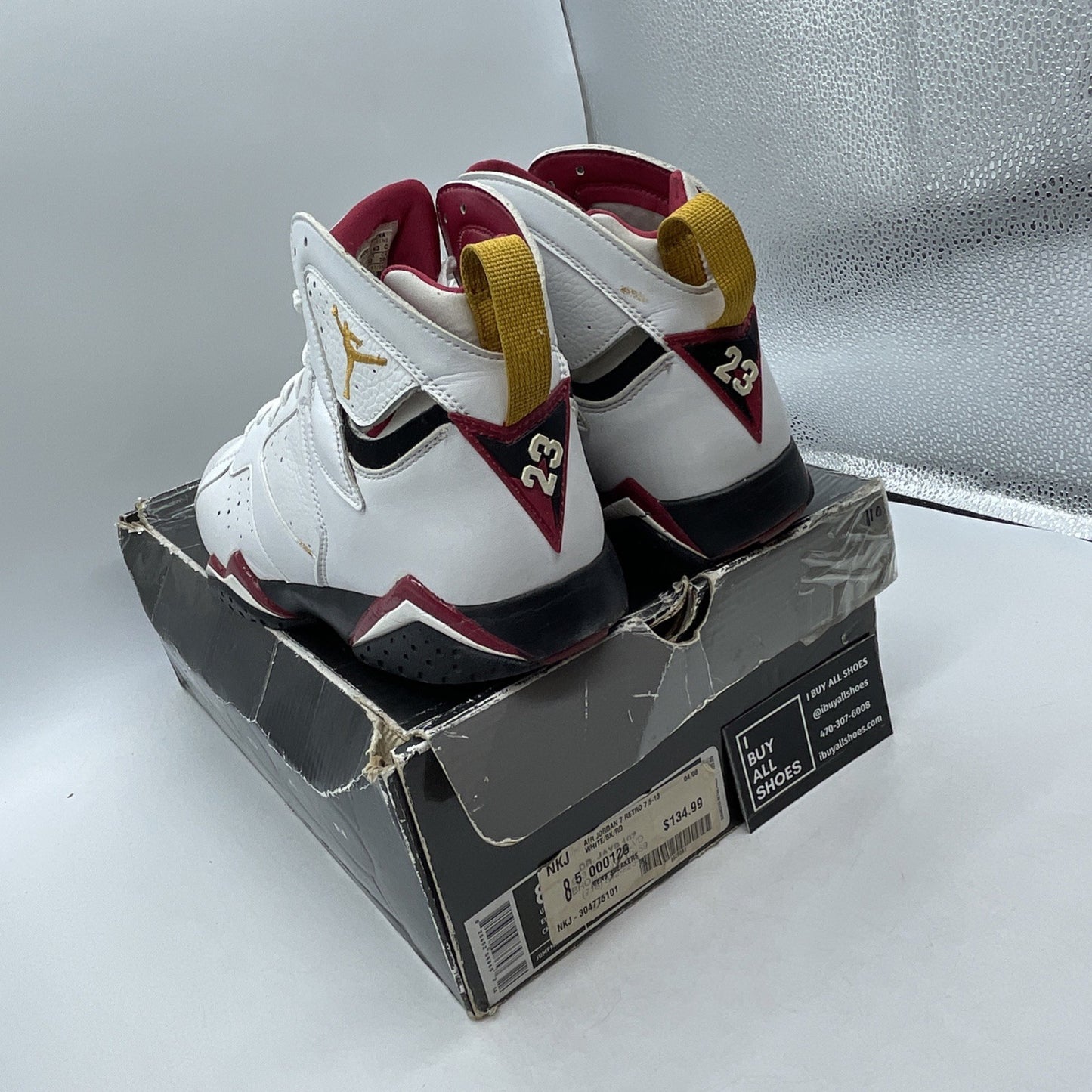 Size 8.5 - Air Jordan 7 Retro 2006 Cardinal (304775-101)