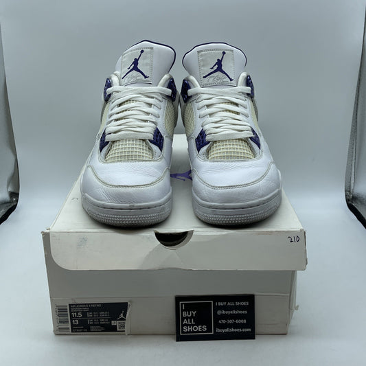 Size 11.5 - Air Jordan 4 Retro Mid Purple Metallic (CT8527-115)