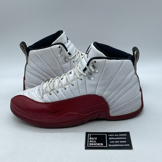 Size 10 - Jordan 12 Retro 2023 Mid Cherry White Black Leather (CT8013-116)