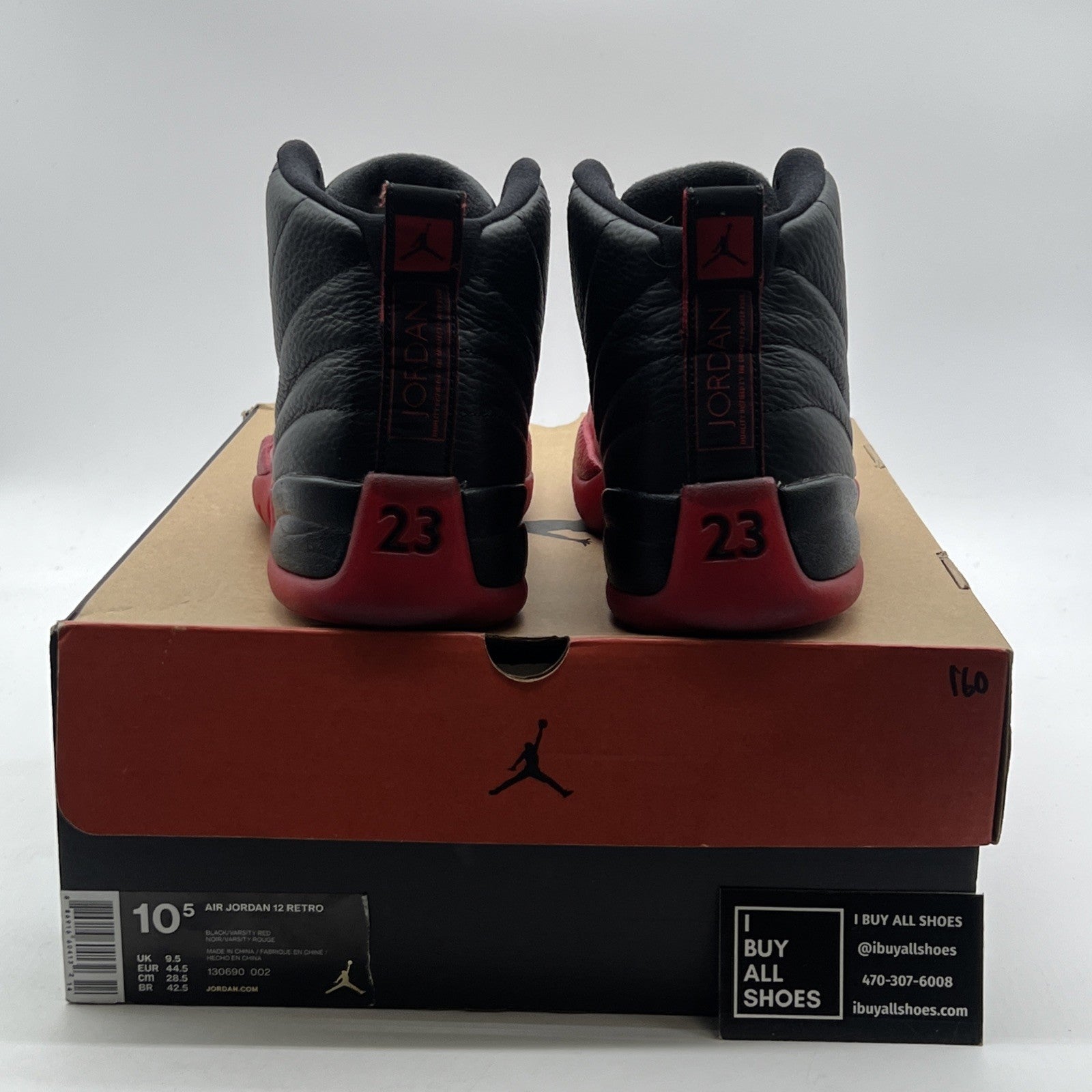 Size 10.5 - Air Jordan 12 Retro Mid Flu Game (130690-002)