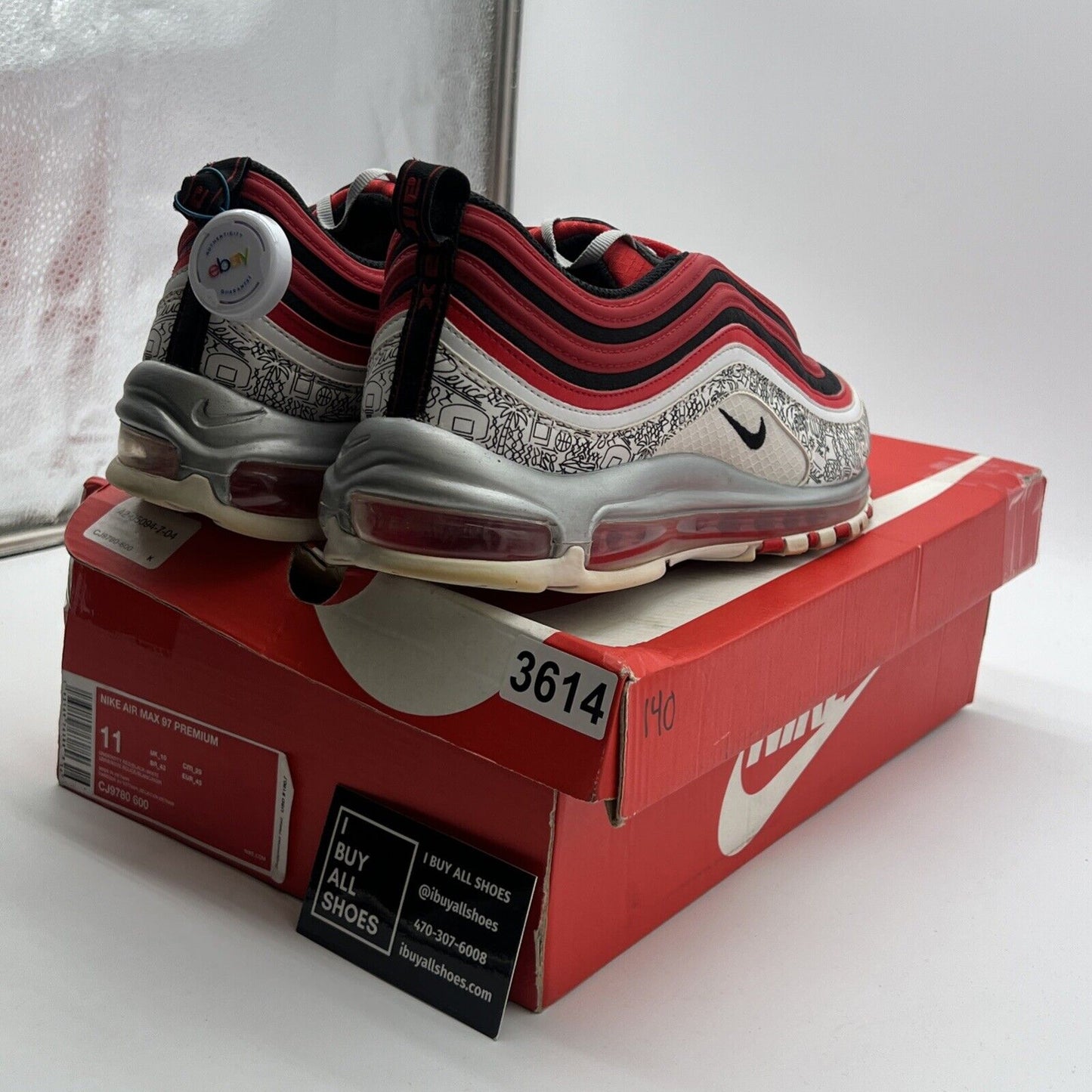 Size 11 - Nike Jayson Tatum x Air Max 97 Saint Louis Roots (CJ9780-600)