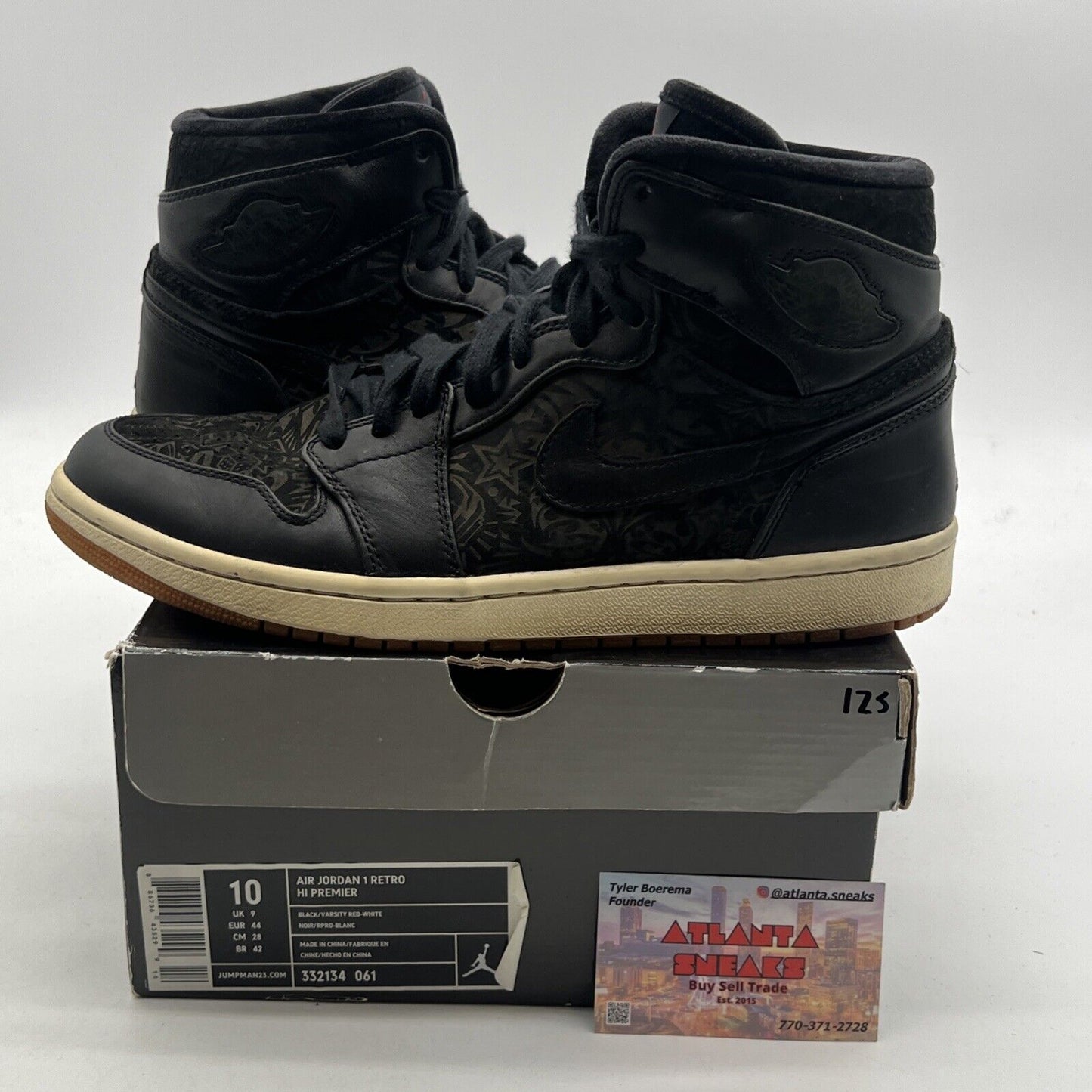Size 10 - Air Jordan 1 Retro Premier High Laser (332134-061)