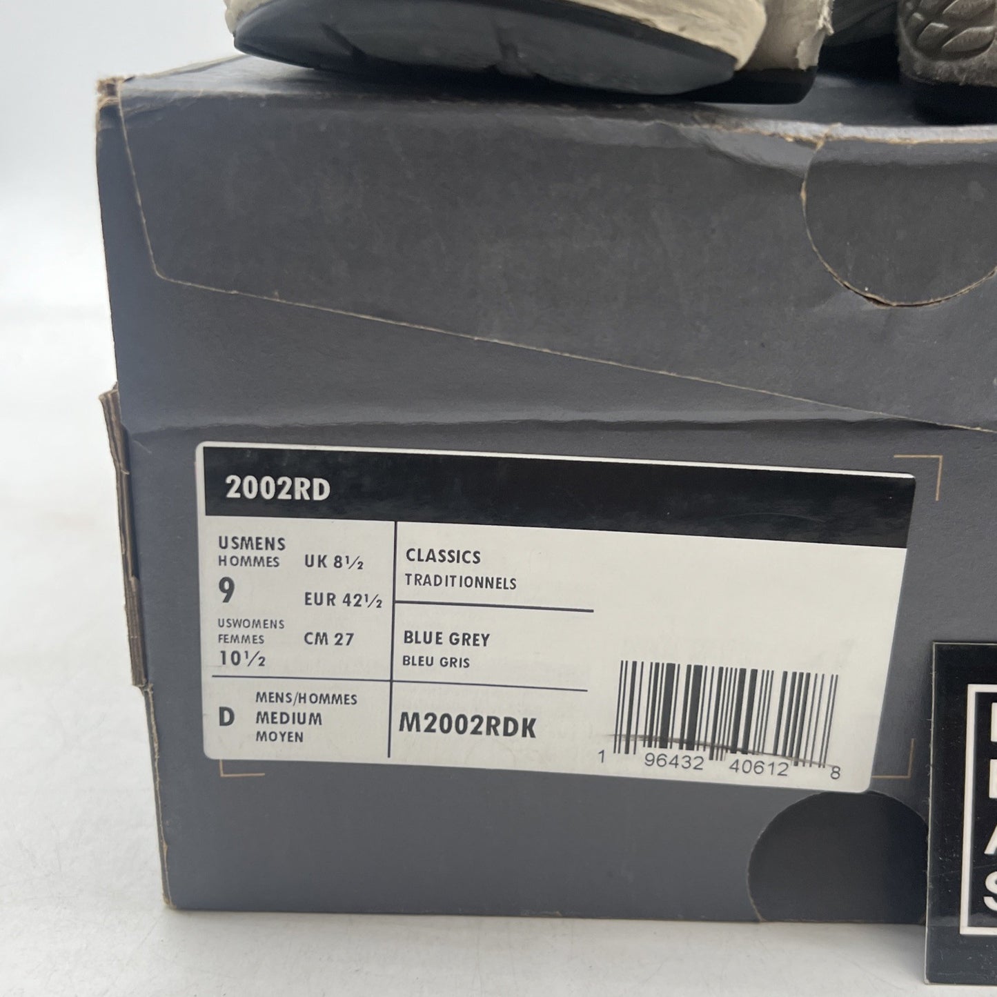 Size 9 - New Balance 2002R Protection Pack - Navy (M2002RDK)
