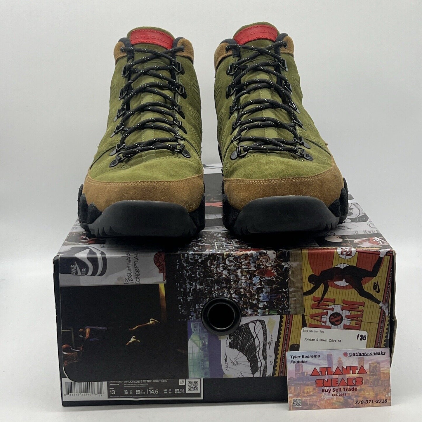 Size 13 - Jordan 9 Retro NRG Beef And Broccoli 2018 Brown Green (AR4491-200)