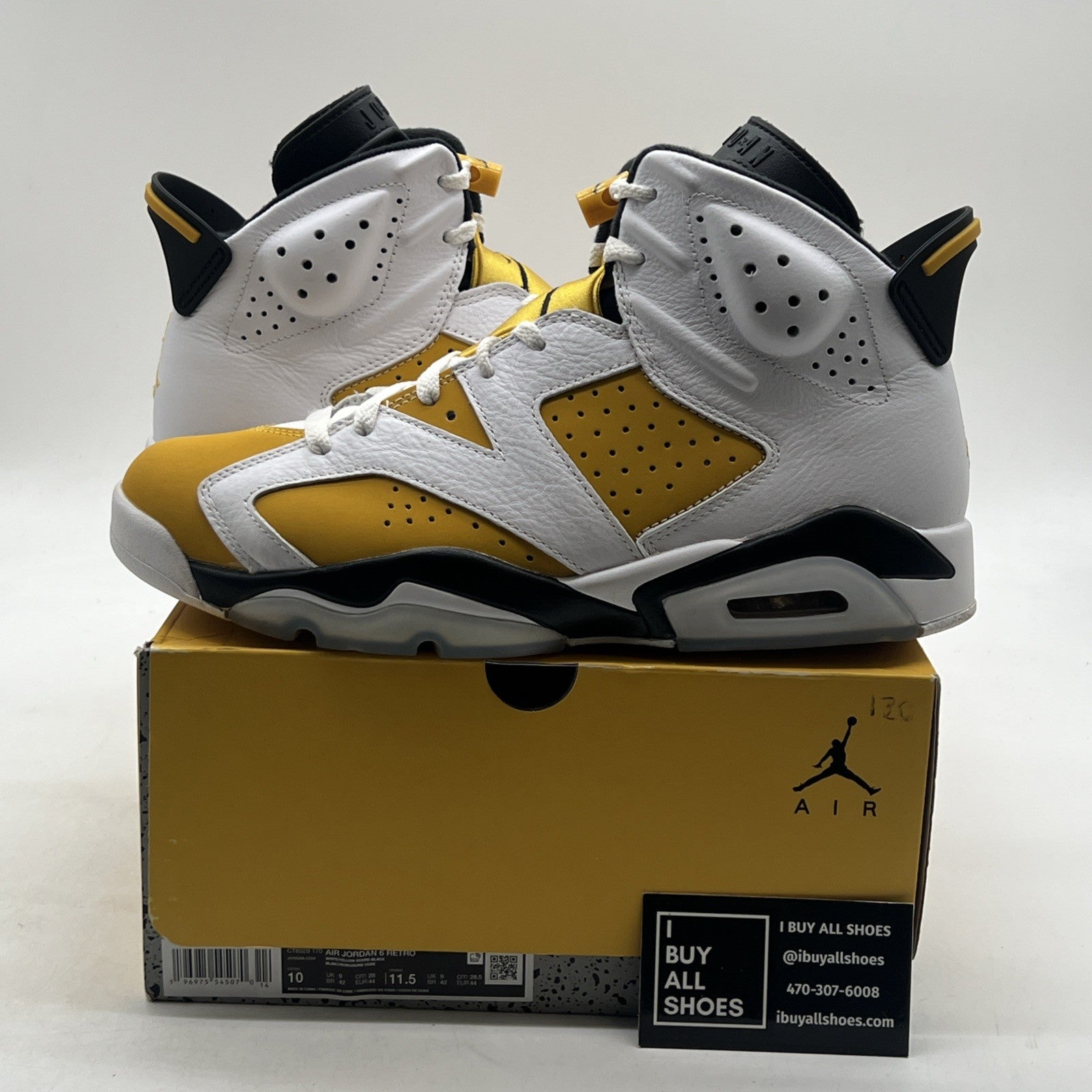 Size 10 - Air Jordan 6 Retro Yellow Ochre (CT8529-170)