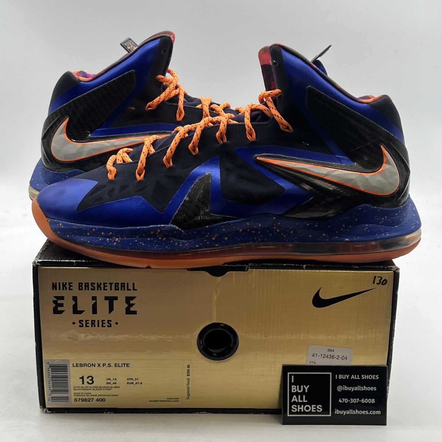 Size 13 - Nike LeBron 10 P.S Elite Superhero (579827-400)