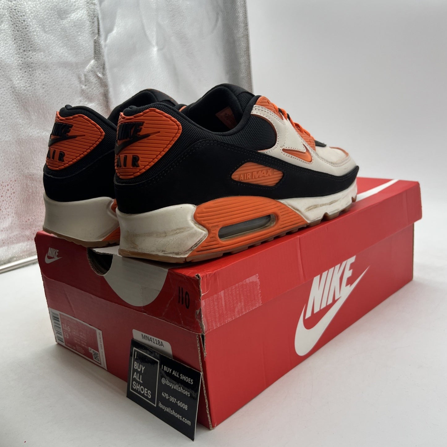 Size 11.5 - Nike Air Max 90 Home & Away - Safety Orange (CJ0611-100)