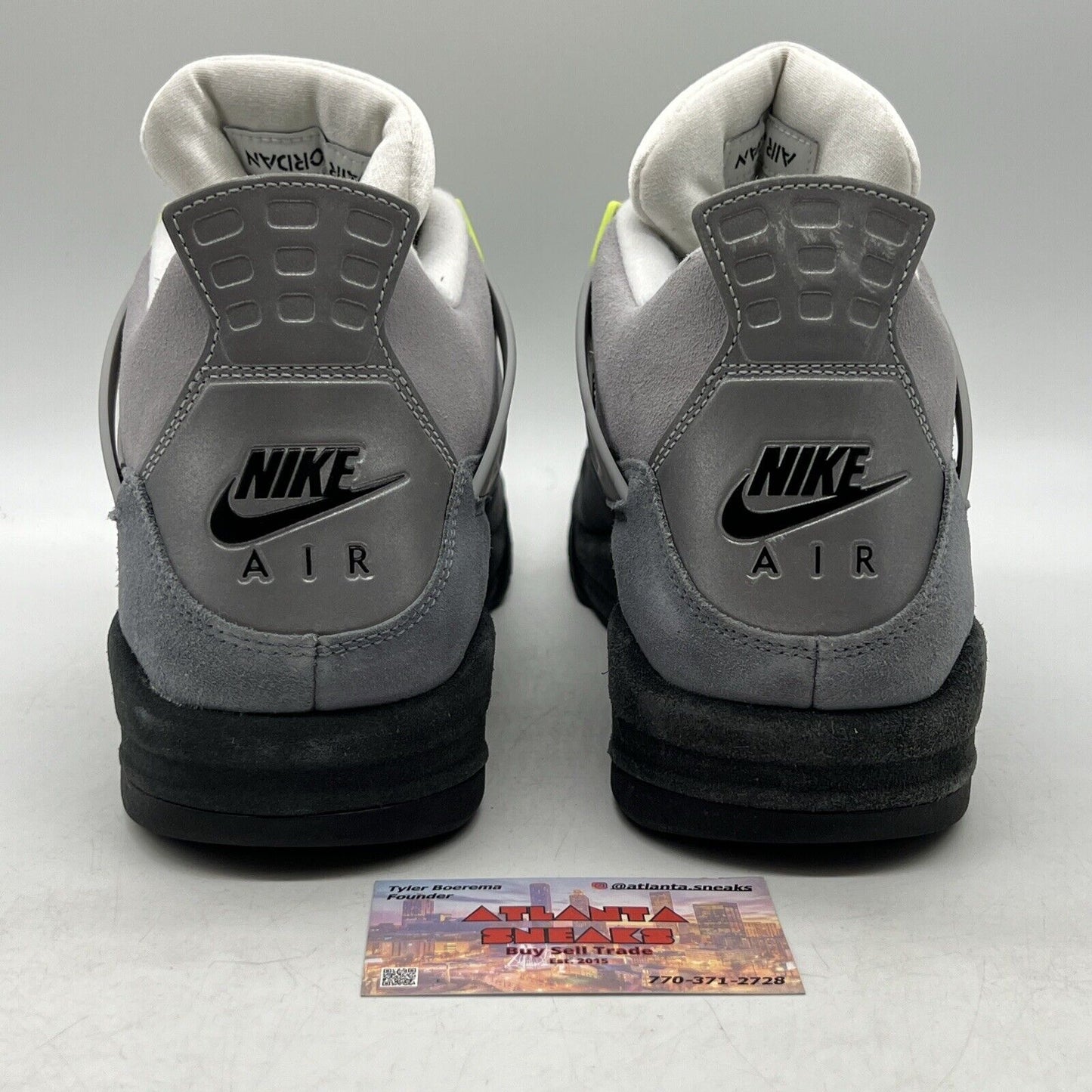 Size 14 - Jordan 4 Retro SE Mid Neon 95 Grey White (CT5342-007)