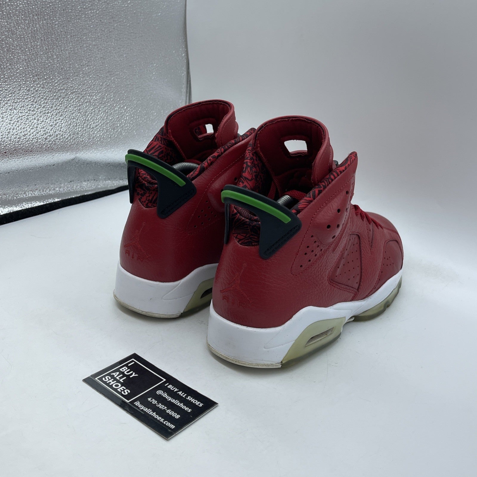 Size 9.5 - Air Jordan 6 Spizike History of Jordan Red Leather (694091-625)