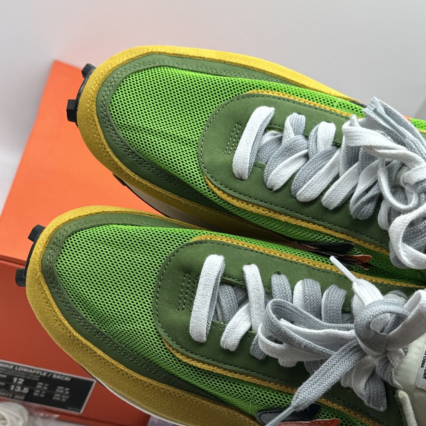 Size 12 - Nike LDWaffle x Sacai Green Gusto 2019