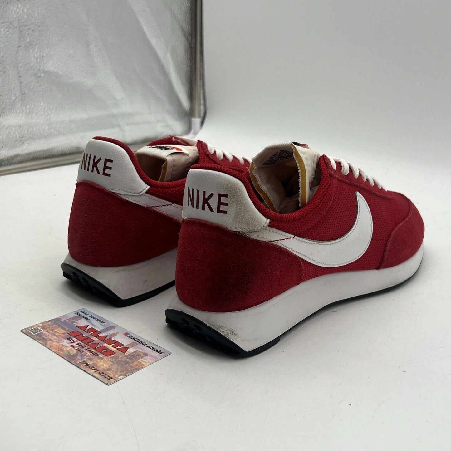 Size 9 - Nike Air Tailwind 79 Gym Red White Suede (487754-602)