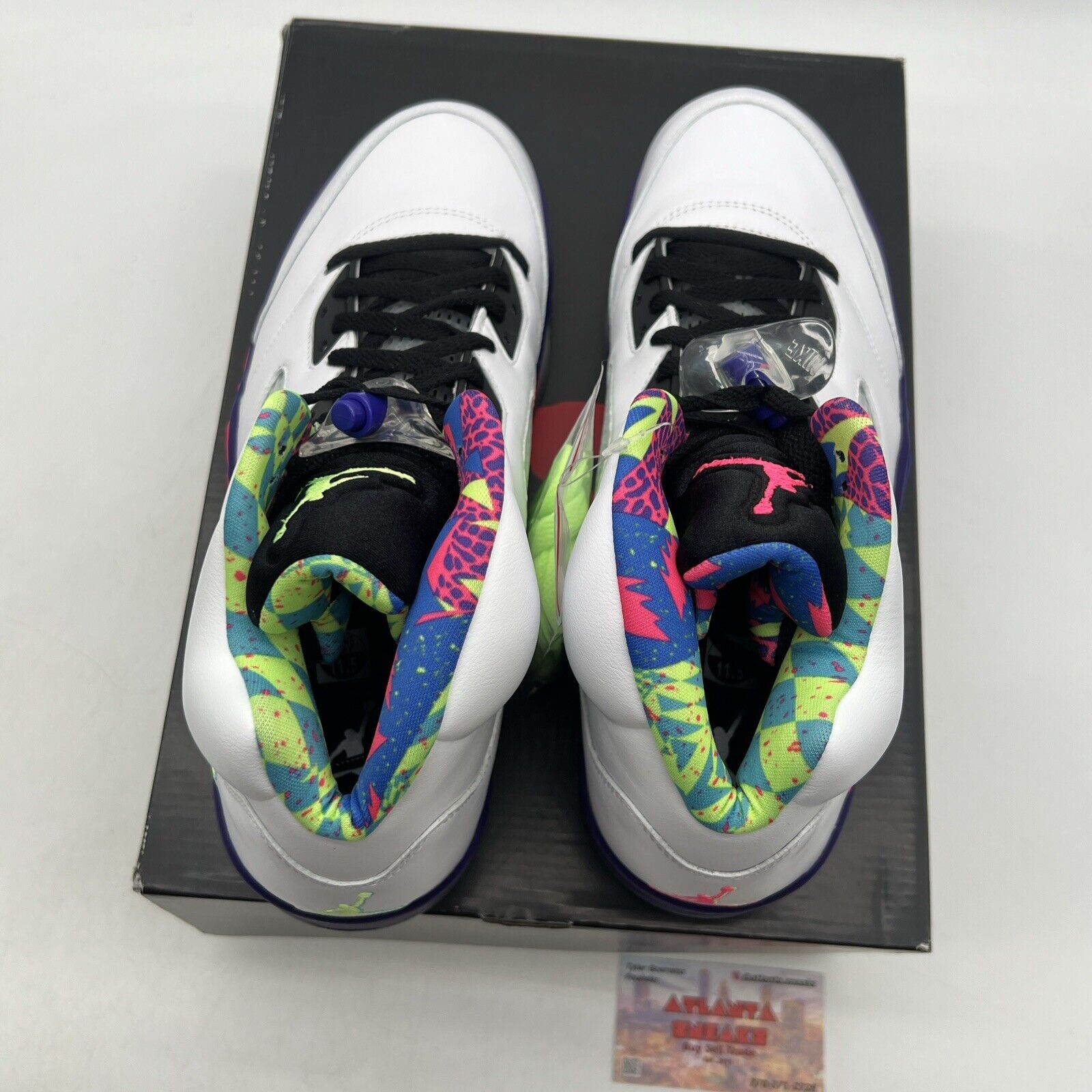 Size 11.5 - Jordan 5 Retro Alternate Bel-Air 2020 Green Purple (DB3335-100)