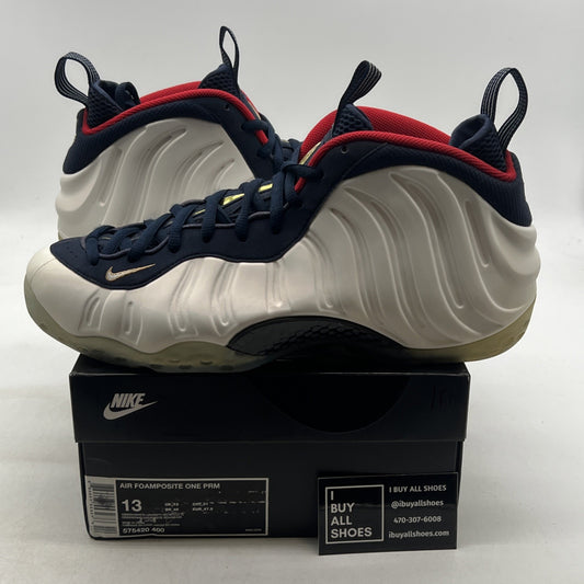 Size 13 - Nike Air Foamposite One PRM Olympic (575420-400)