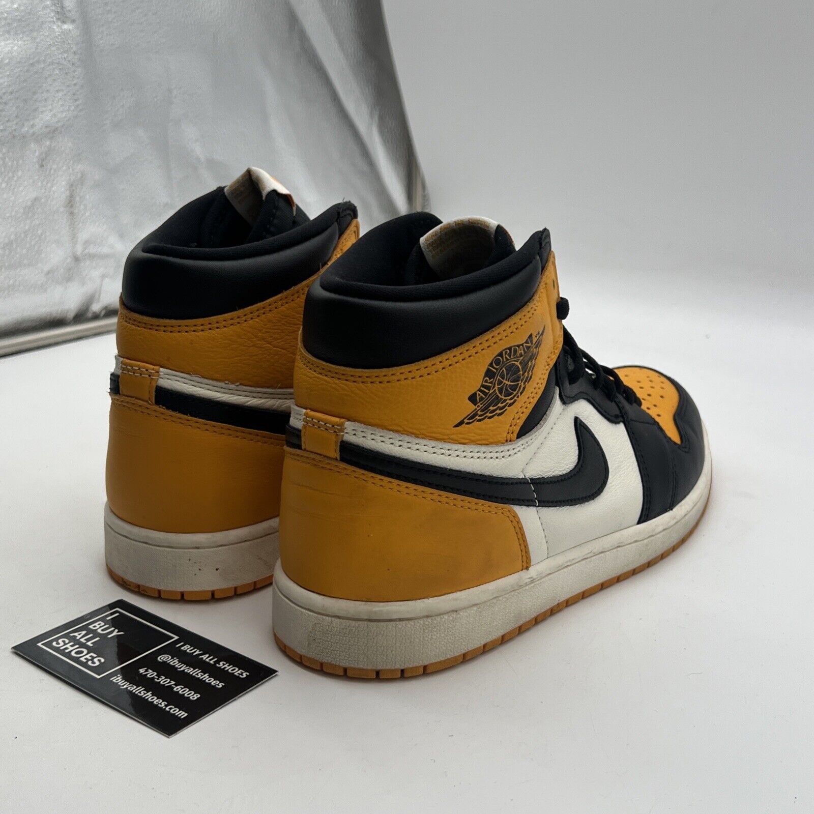 Size 10 - Air Jordan 1 Retro OG High Yellow Toe (555088-711)