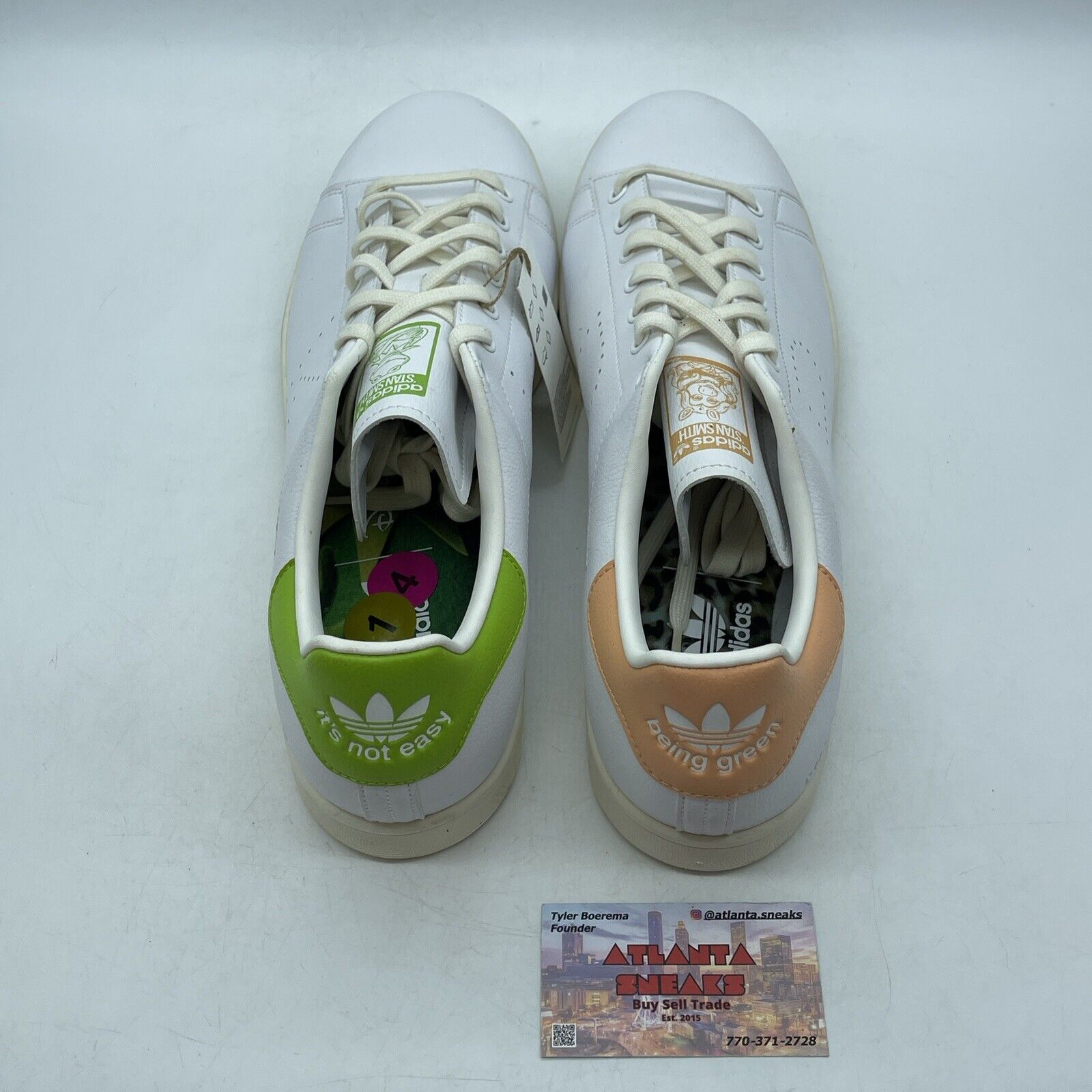 Size 14 - adidas Disney x Stan Smith Miss Piggy & Kermit White Leather (GZ5996)