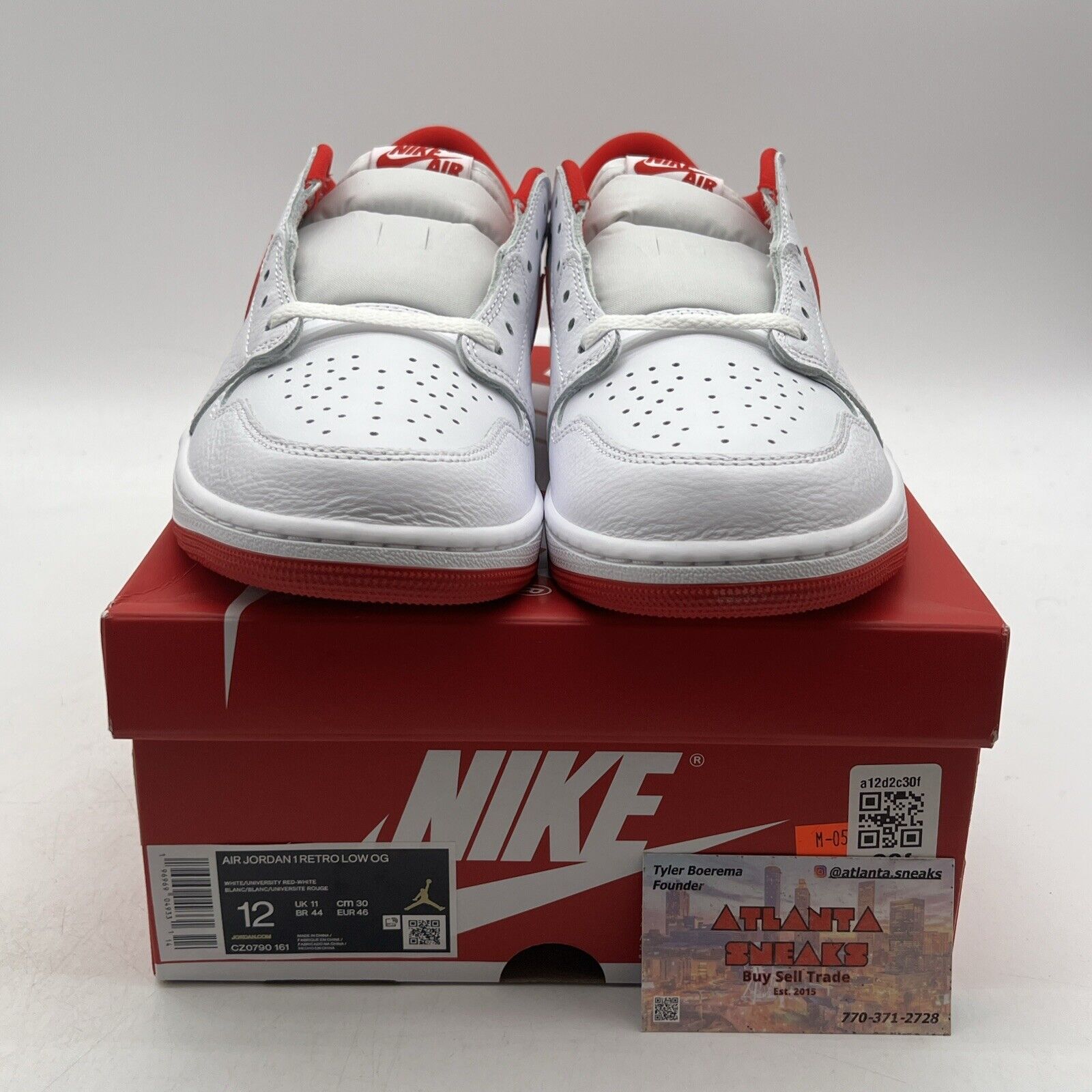 Size 12 - Air Jordan 1 Retro OG Low University Red