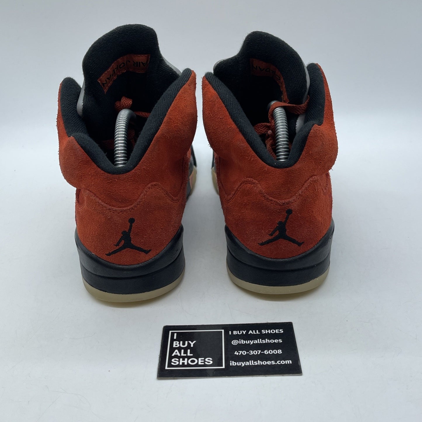 Size 9W - Air Jordan 5 Retro Dunk on Mars Red Black Suede (DD9336-800)