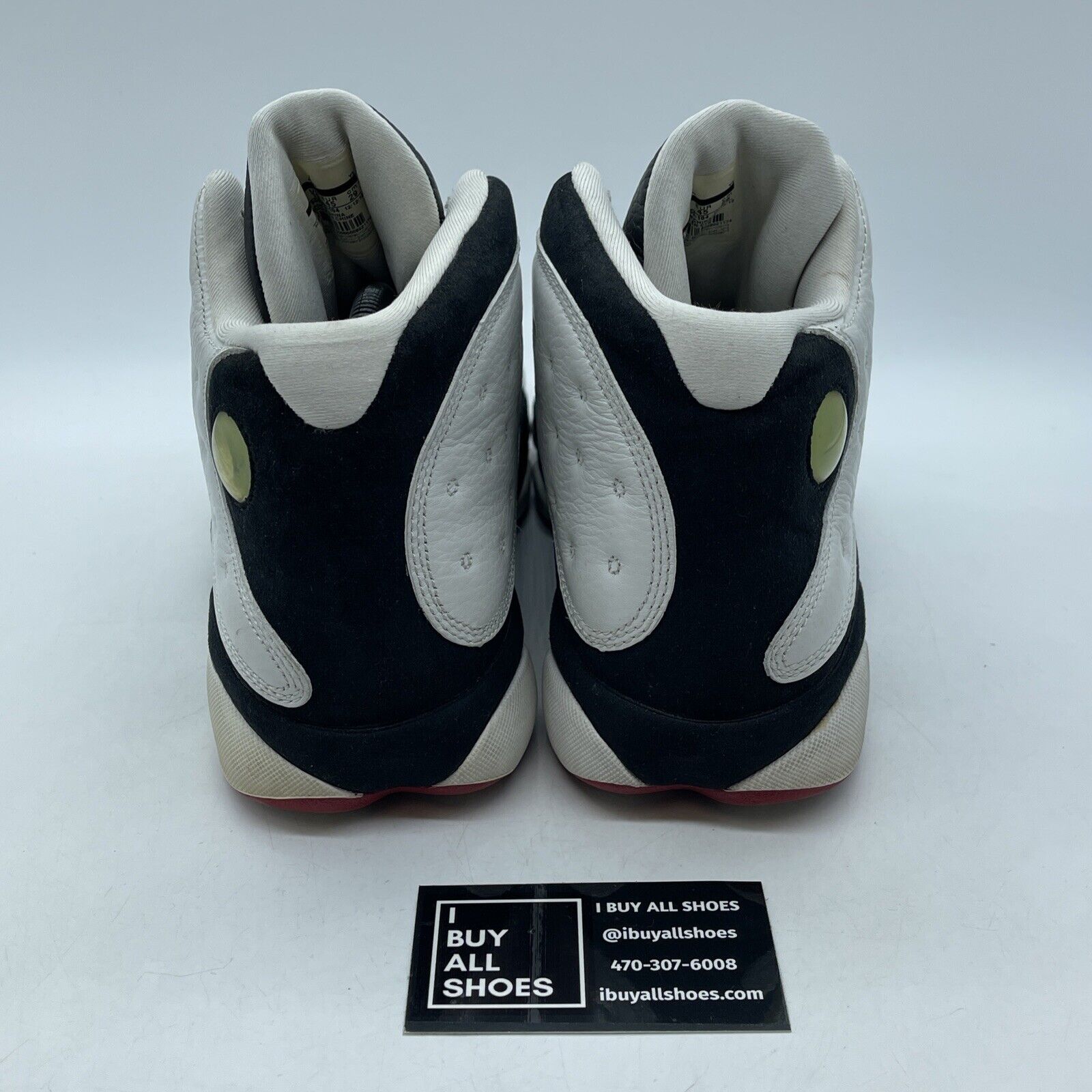 Size 11 - Air Jordan 13 Retro 2013 He Got Game Black White Suede (309259-104)
