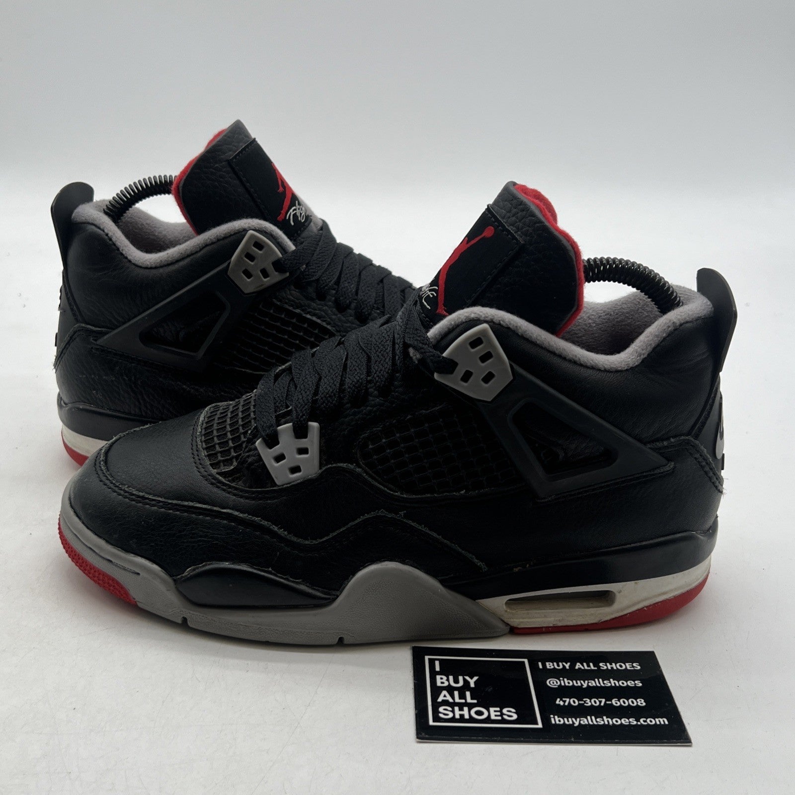 Size 5.5 - Air Jordan 4 Retro Bred Reimagined (FQ8213-006)