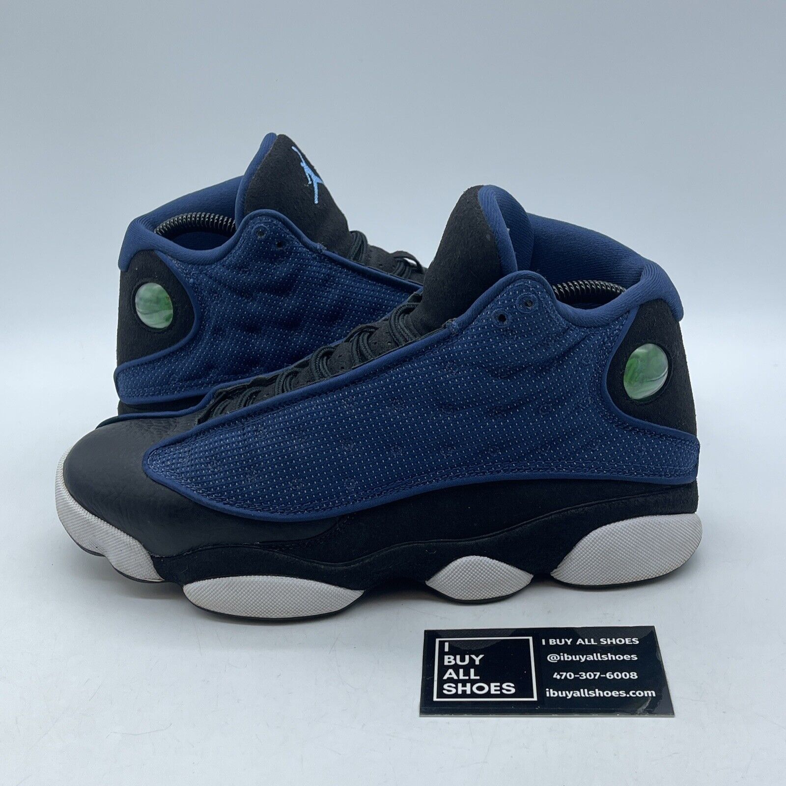 Size 7.5 - Jordan 13 Navy Blue Black White Suede (DJ5982-400)