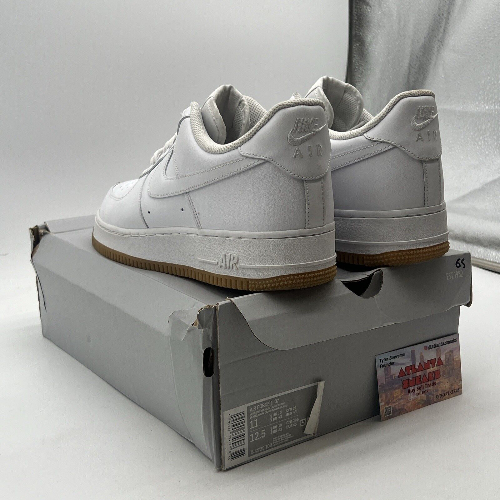 Size 11 - Nike Air Force 1 Low White Gum (DJ2739-100)