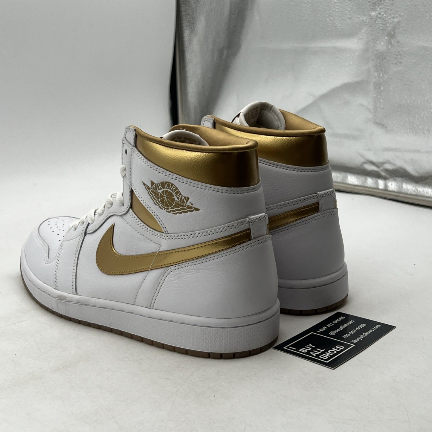 Size 12 - Air Jordan 1 Retro OG High Metallic Gold W (FD2596-107)