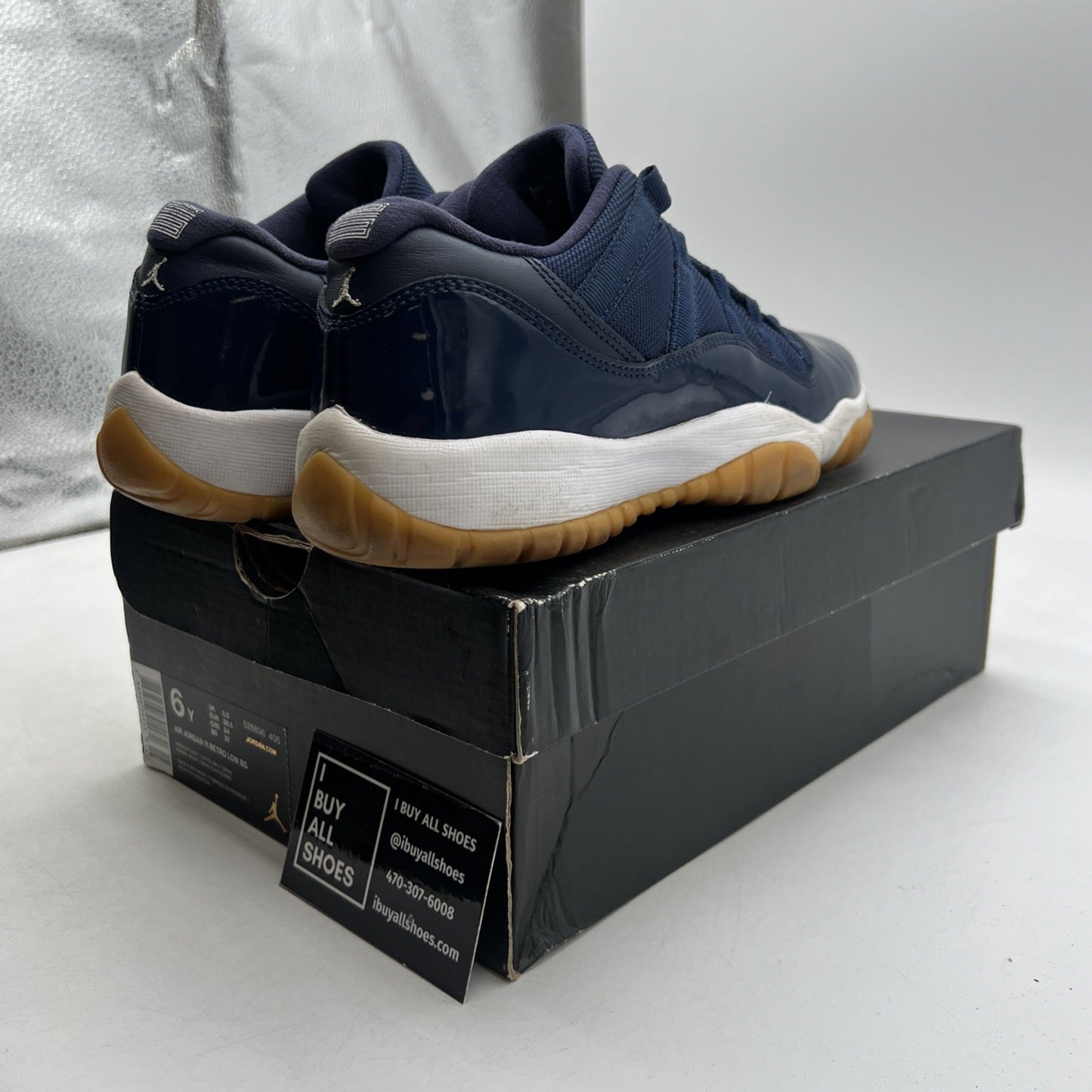 Size 6Y - Air Jordan 11 Retro Mid Navy Gum (528896-405)
