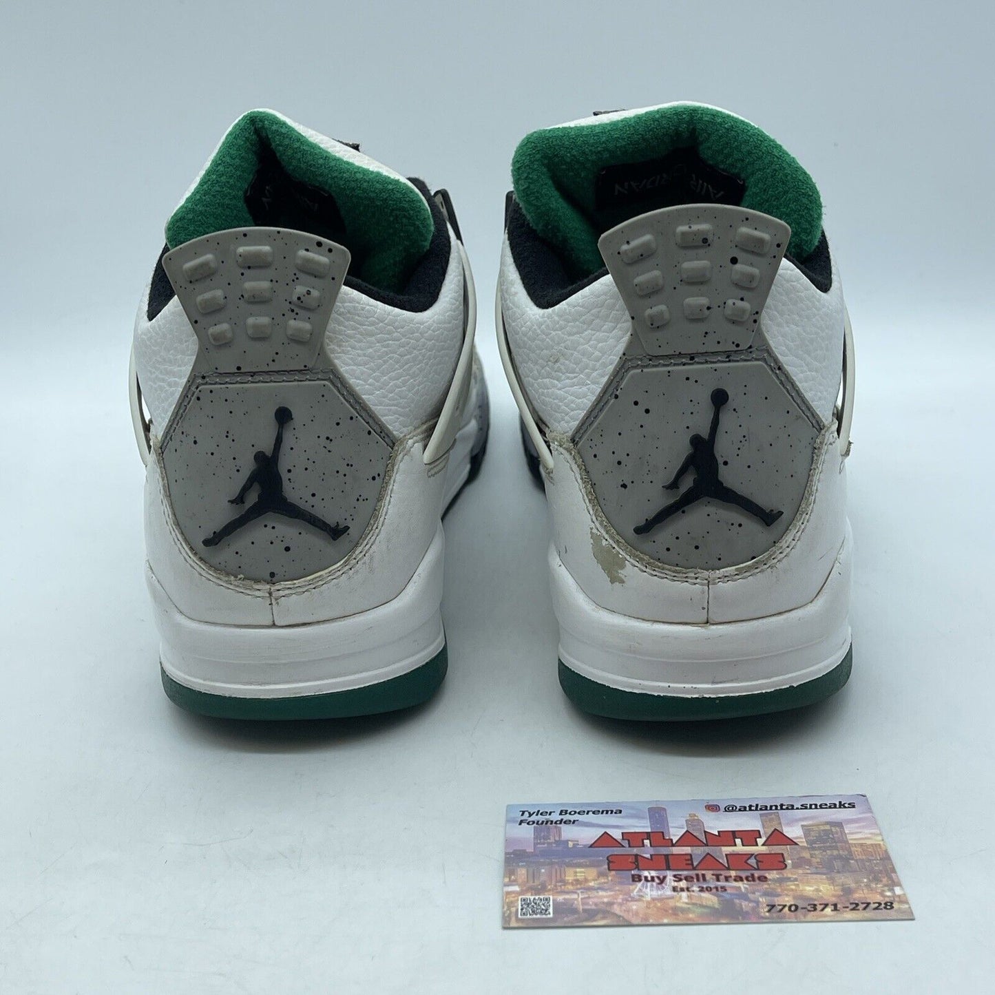 Size 10W - Air Jordan 4 Retro Rasta Green Gray White Orange (AQ9129-100)