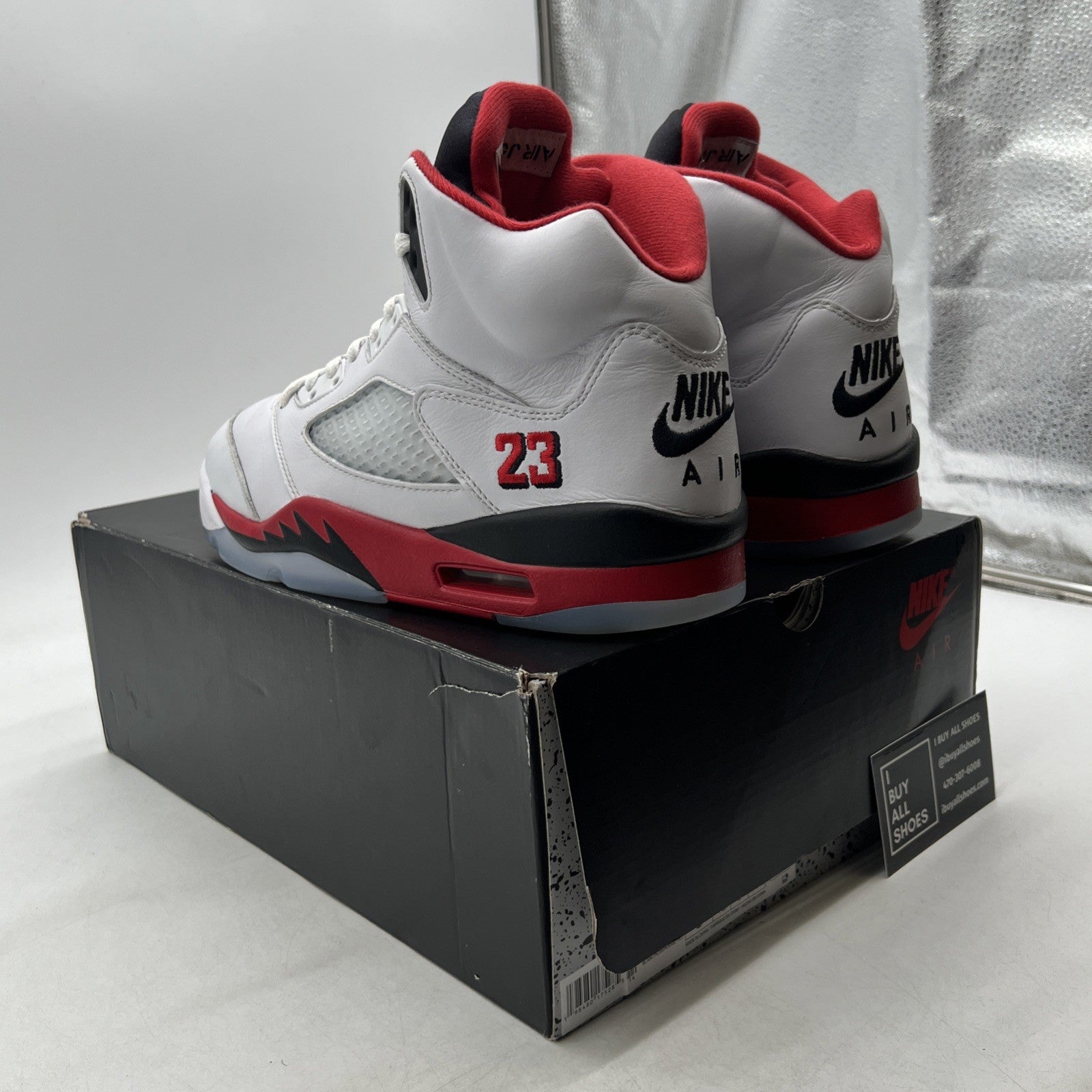 Size 9.5 - Air Jordan 5 Retro 2025 Fire Red (HQ7978-101)