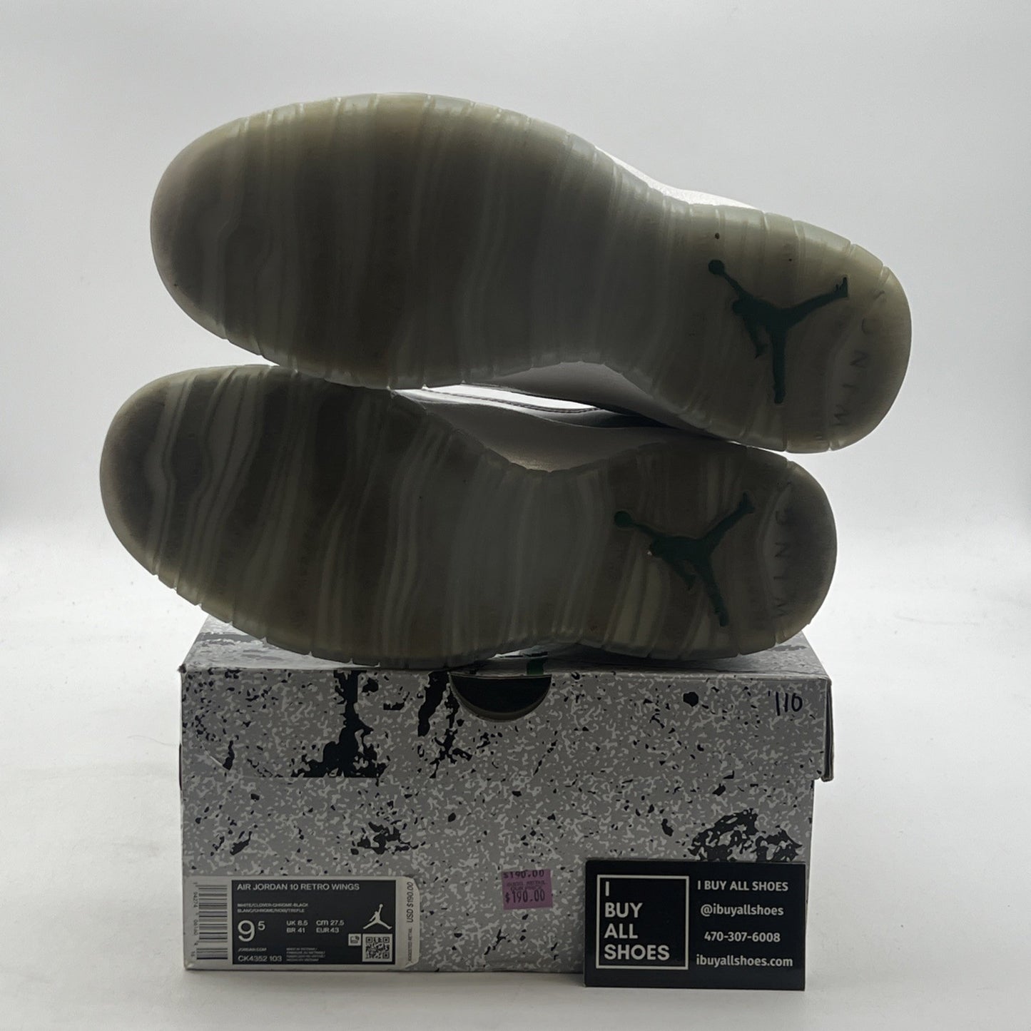Size 9.5 - Air Jordan 10 Retro Wings (CK4352-103)
