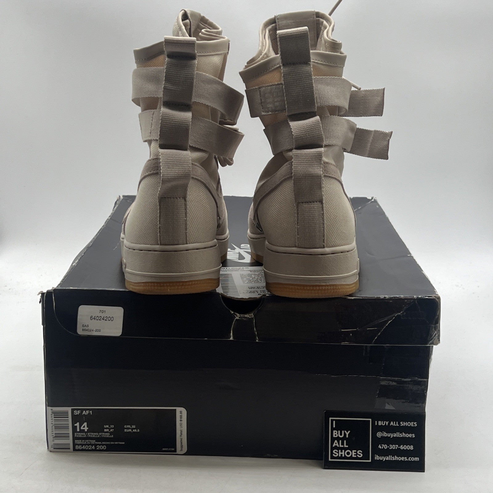 Size 14 - Nike SF Air Force 1 String (864024-200)