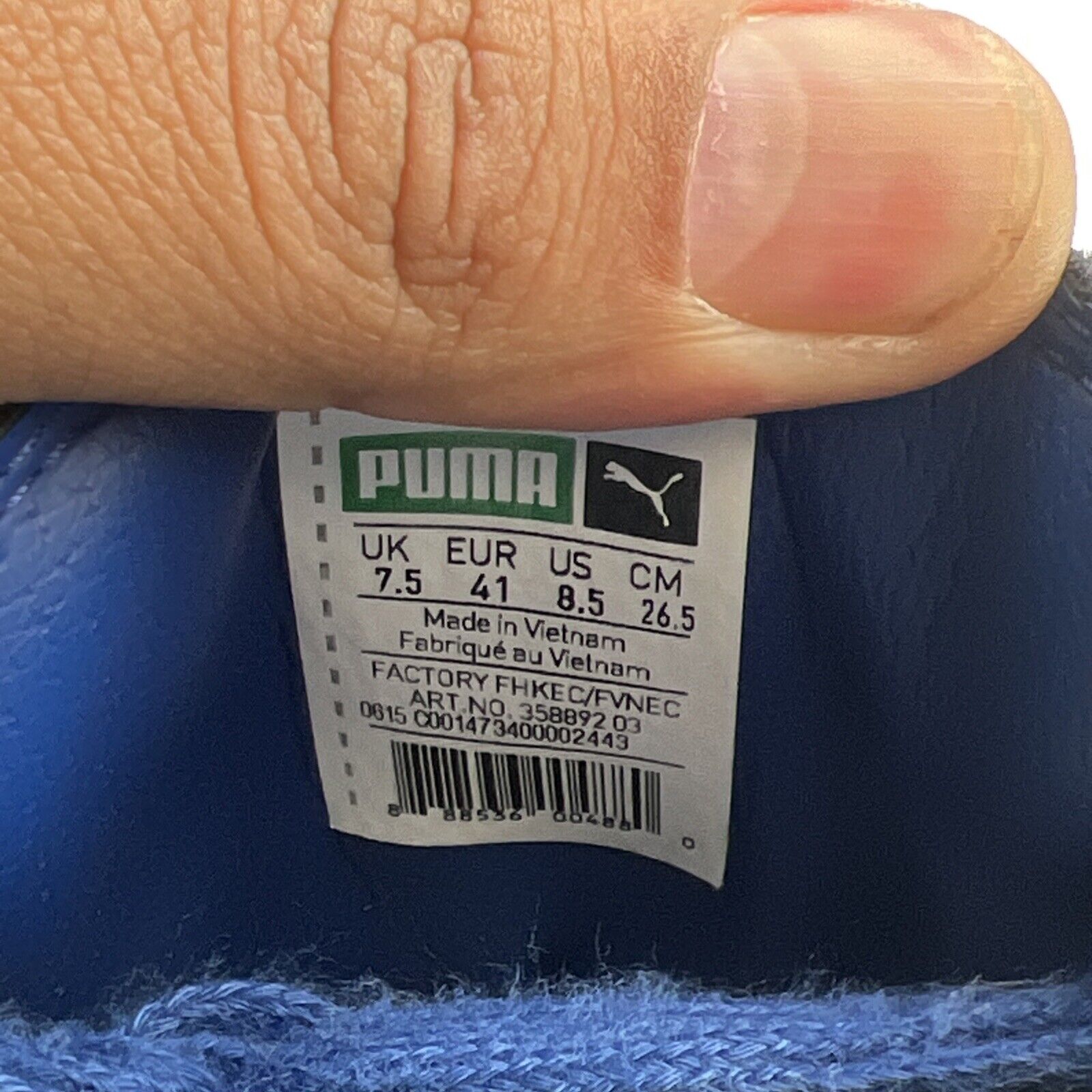 Size 8.5 - PUMA Basket Matte & Shine - Limoges (357892-03)