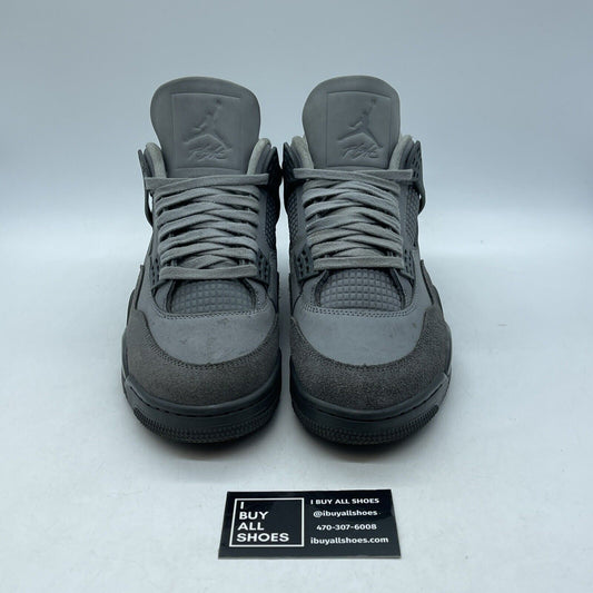 Size 9 - Air Jordan 4 Retro 2024 Paris Olympics Wet Cement Suede (FQ7928-001)