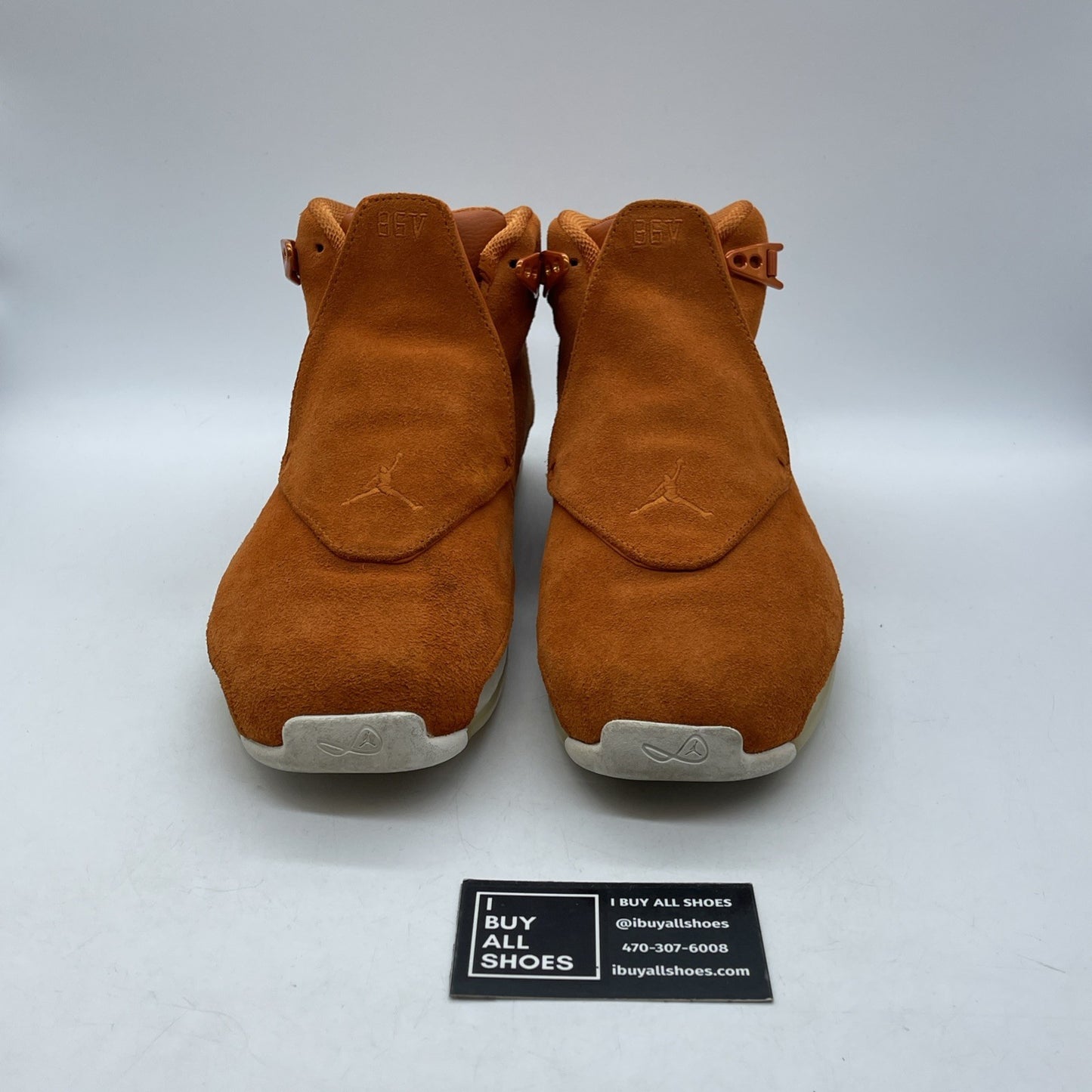 Size 11 - Air Jordan 18 Retro Orange Suede White (AA2494-801)