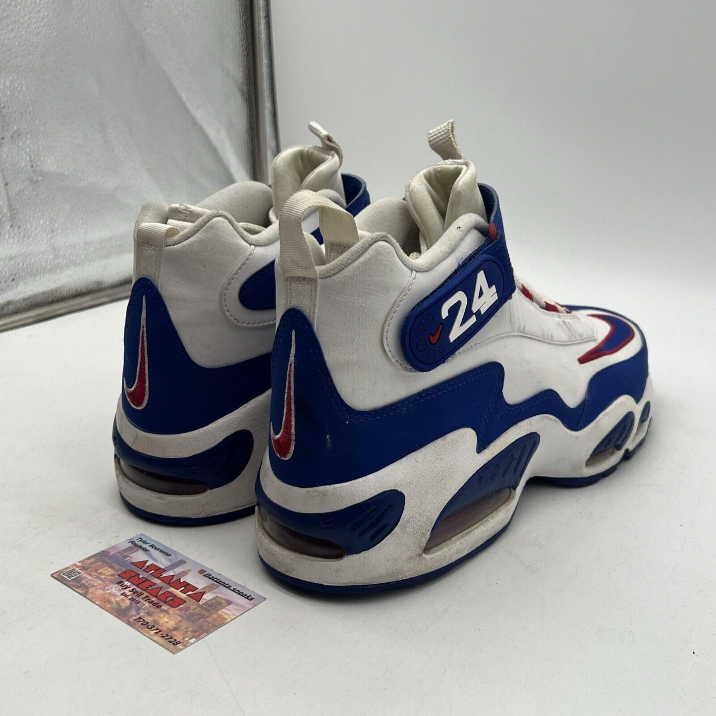 Size 12 - Nike Air Griffey Max 1 USA - White Blue Red Suede Leather (DX3723-100)