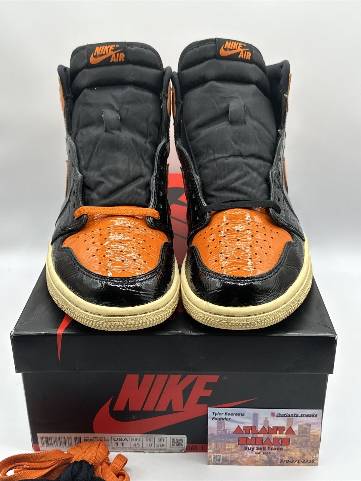 Size 11 - Jordan 1 Retro High OG Shattered Backboard 3.0 2019