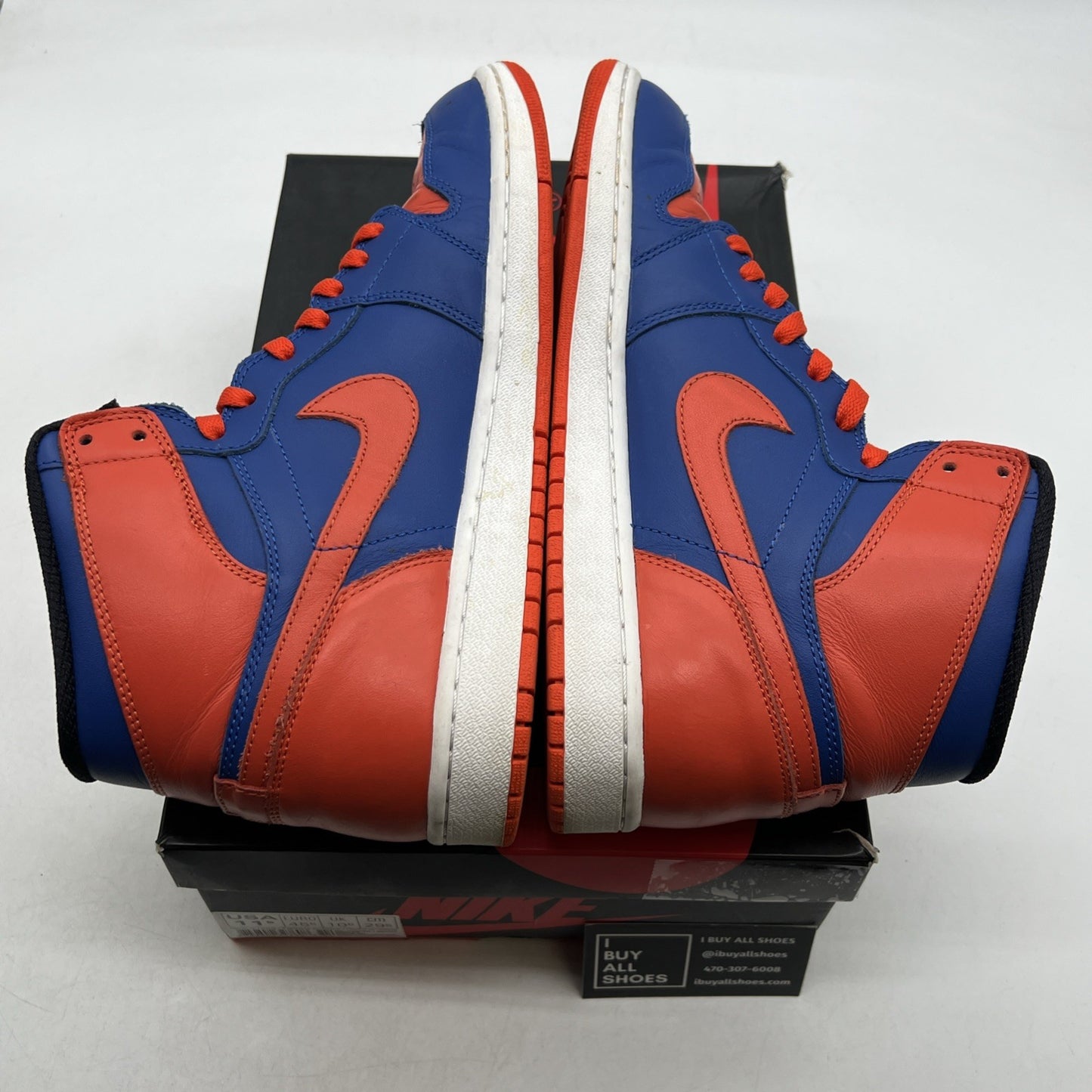 Size 11.5 - Air Jordan 1 Retro OG High Knicks (555088-407)