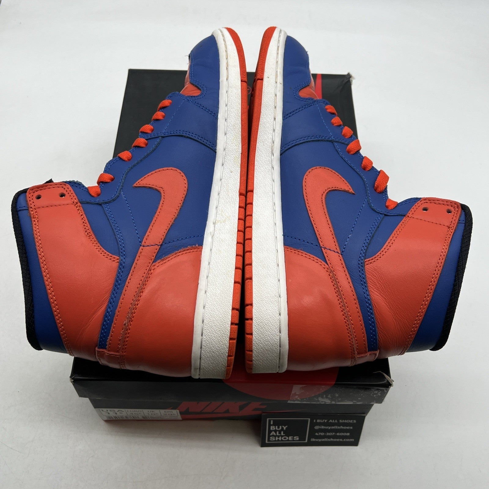 Size 11.5 - Air Jordan 1 Retro OG High Knicks (555088-407)