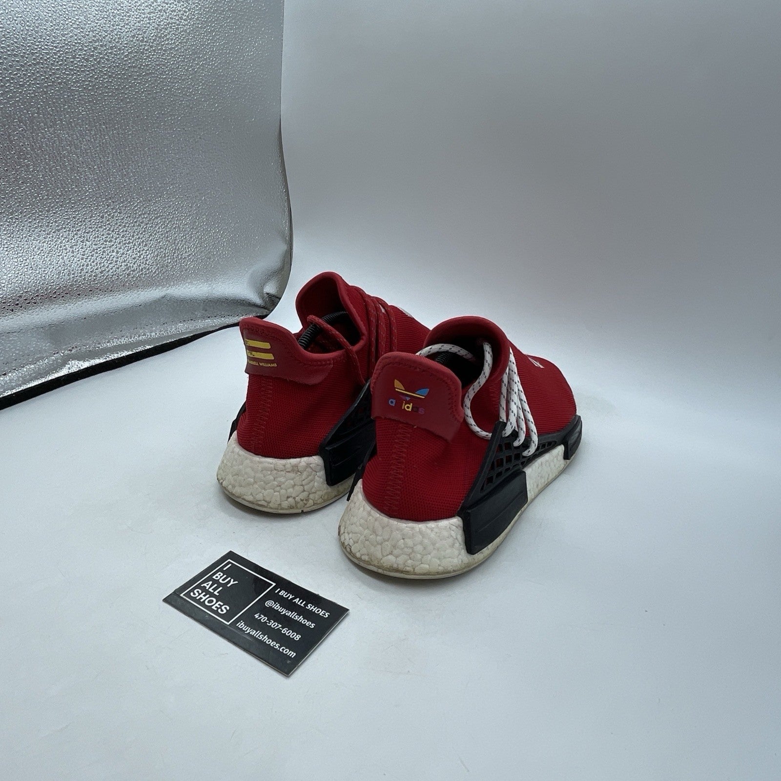 Size 10.5 - Adidas Pharrell x NMD Human Race Red (BB0616)