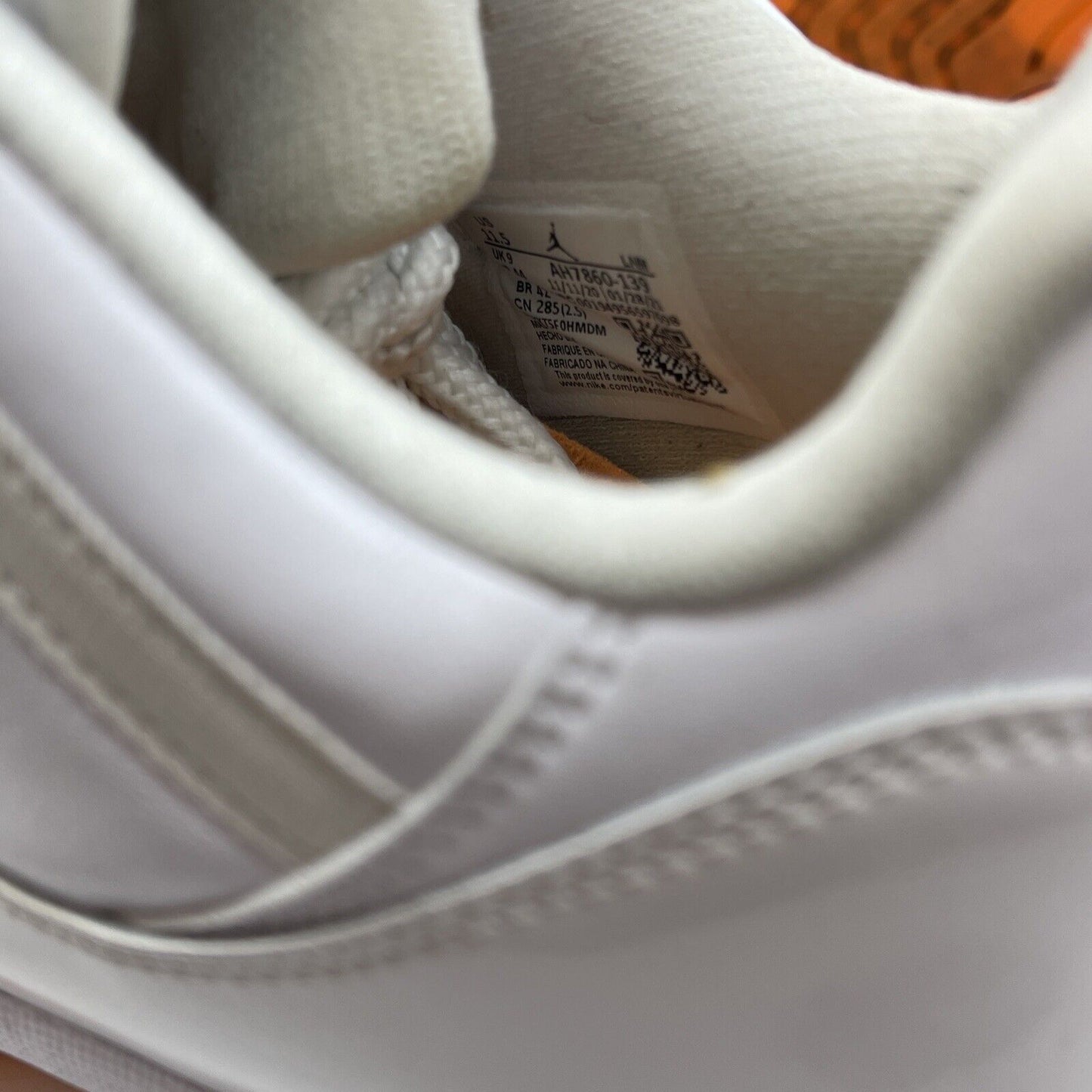 Size 11.5W - Air Jordan 11 Retro Low Bright Citrus White Suede (AH7860-139)