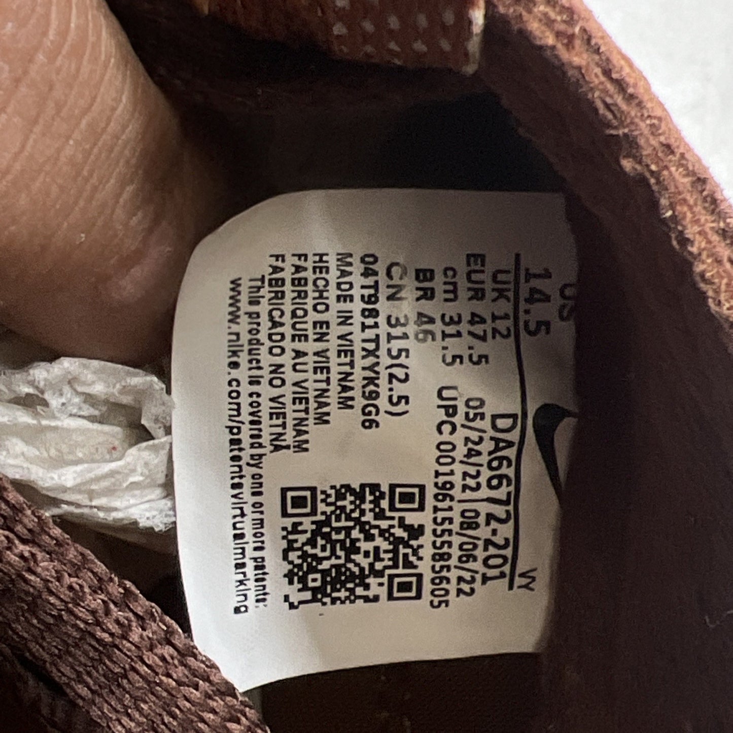 Size 14.5W - NikeCraft General Purpose Shoe Tom Sachs Field Brown (DA6672-201)