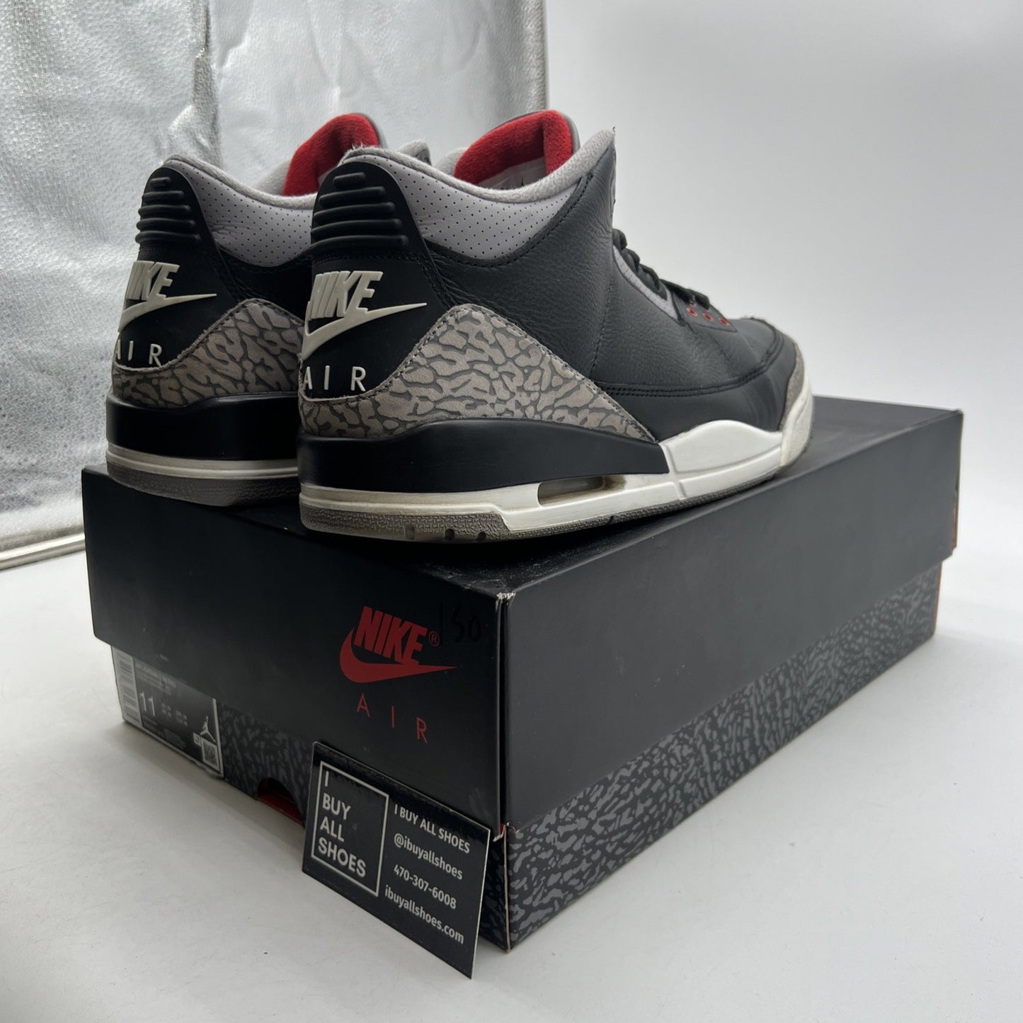 Size 11 - Air Jordan 3 Retro OG 2024 Black Cement (DN3707-010)